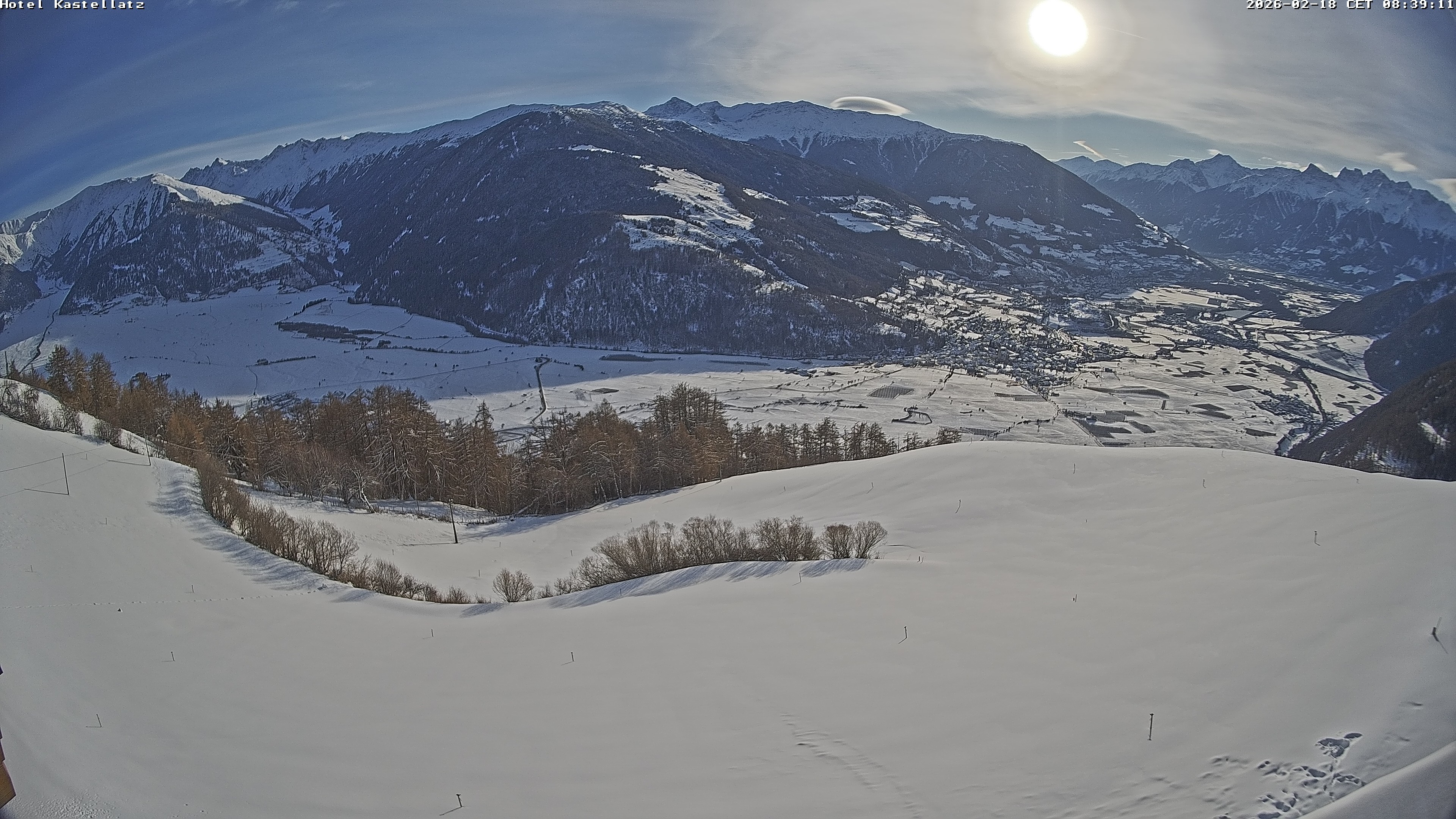 Archiv Foto Webcam Ausblick Kastellatz - Mals