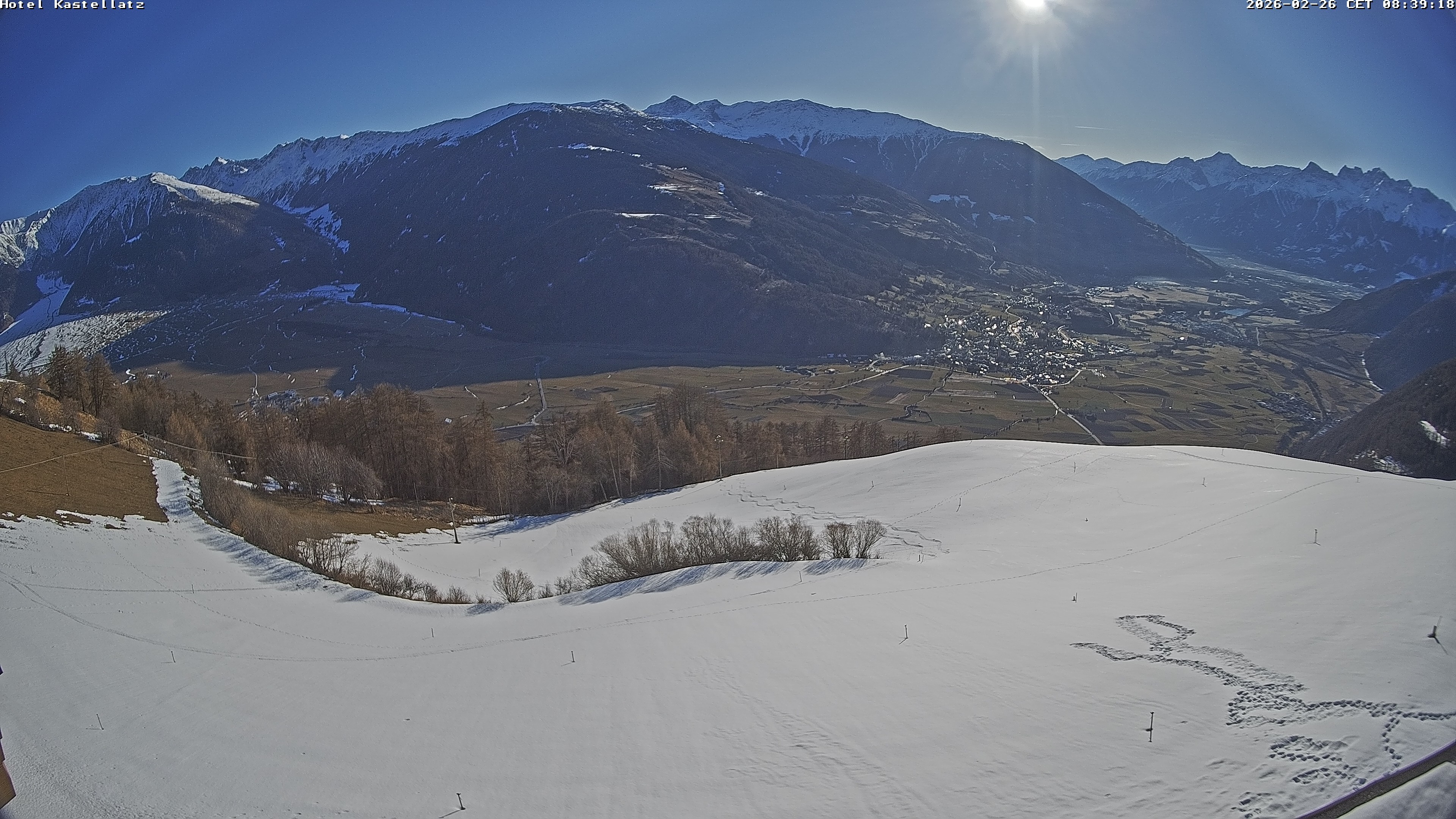 Archived image Webcam Panoramic View Kastellatz - Mals