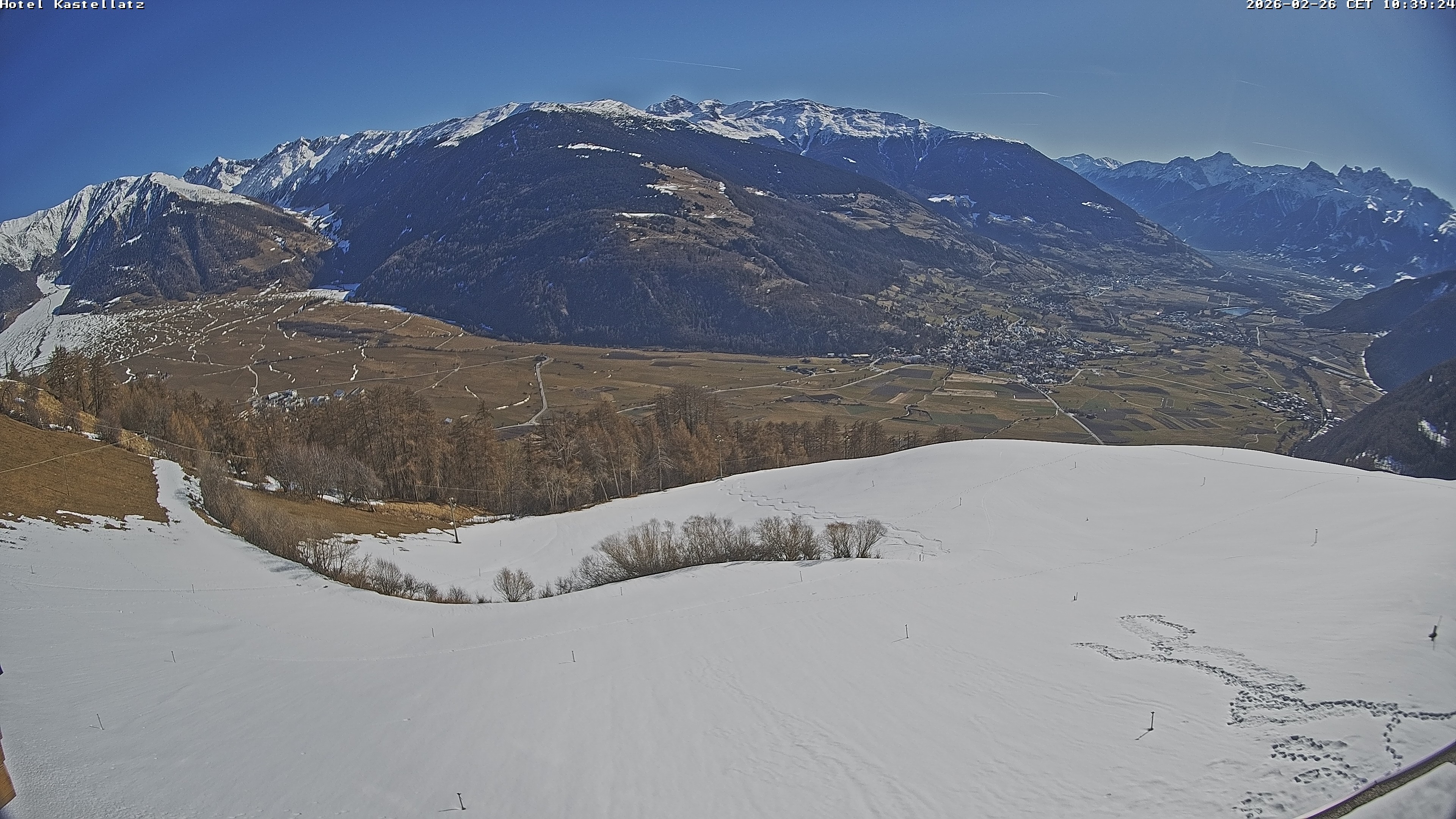 Archived image Webcam Panoramic View Kastellatz - Mals