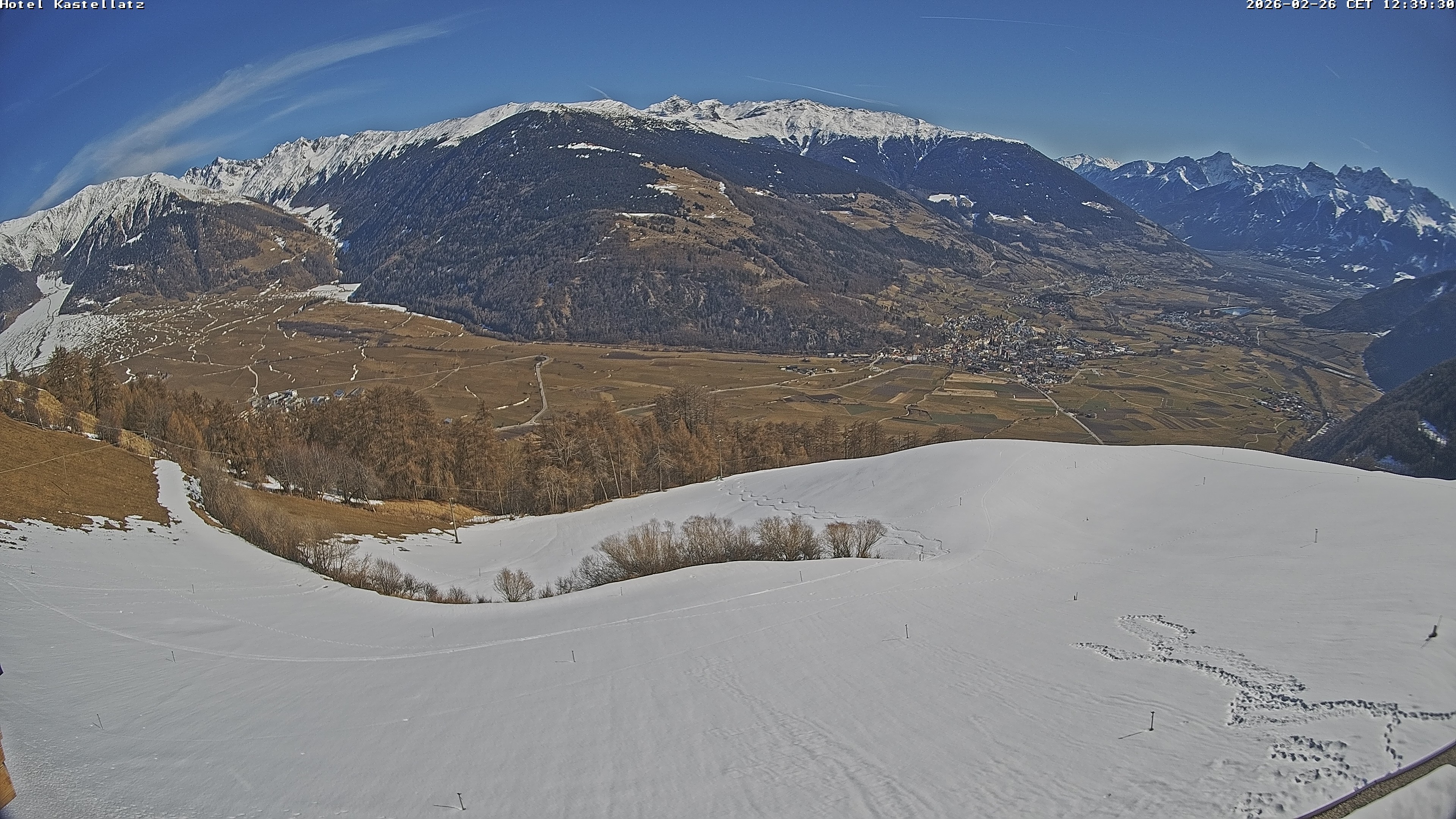 Archived image Webcam Panoramic View Kastellatz - Mals