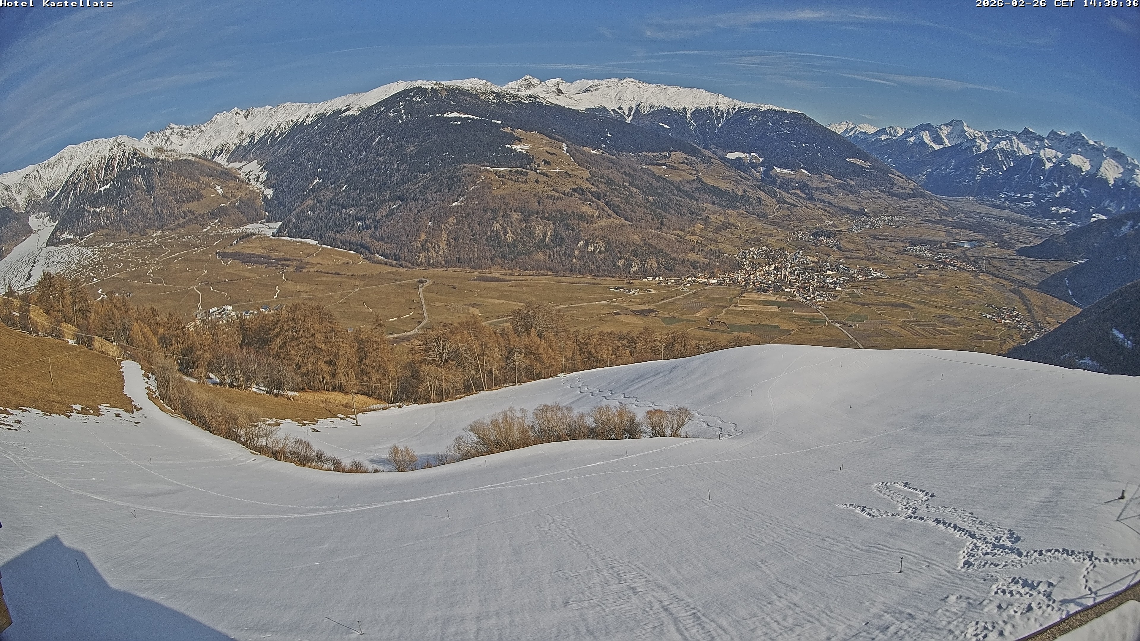 Archived image Webcam Panoramic View Kastellatz - Mals