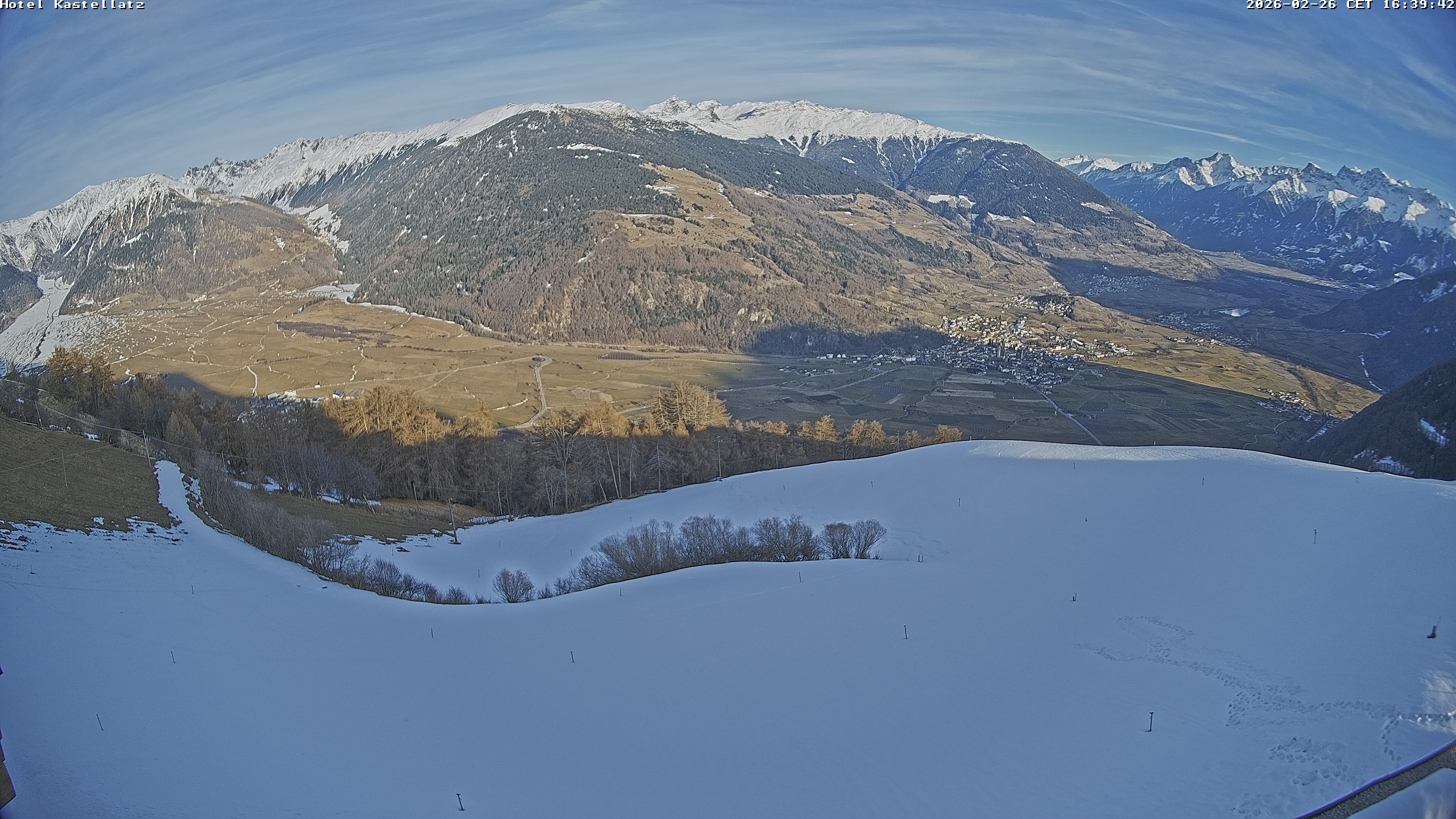 Archived image Webcam Panoramic View Kastellatz - Mals