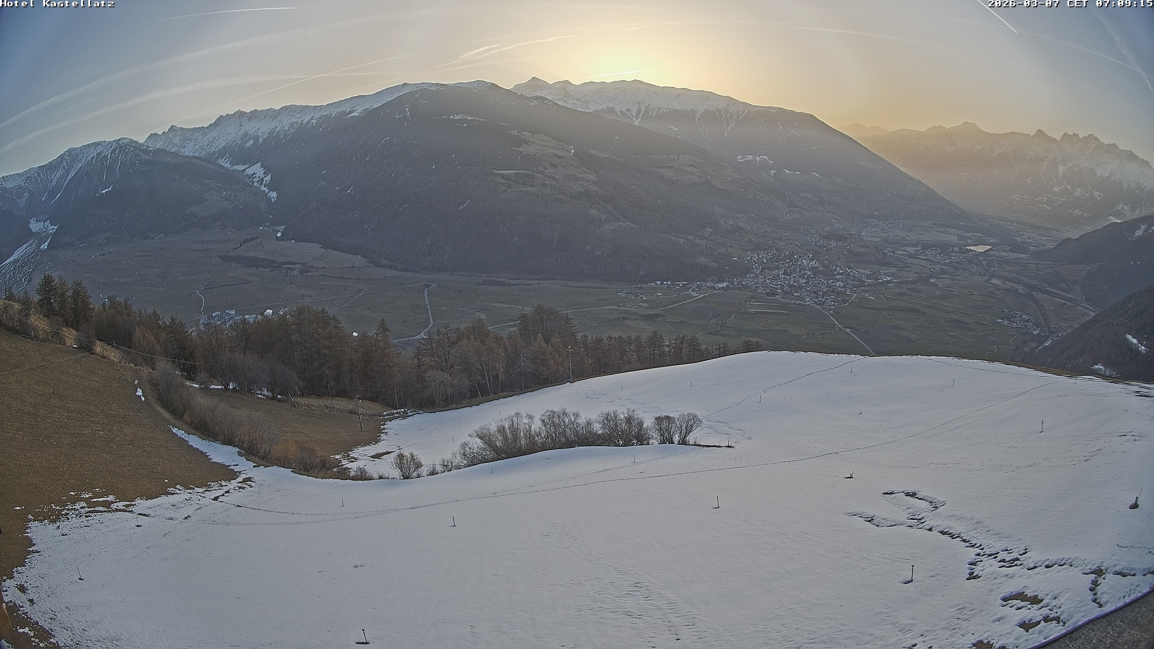 Archived image Webcam Panoramic View Kastellatz - Mals