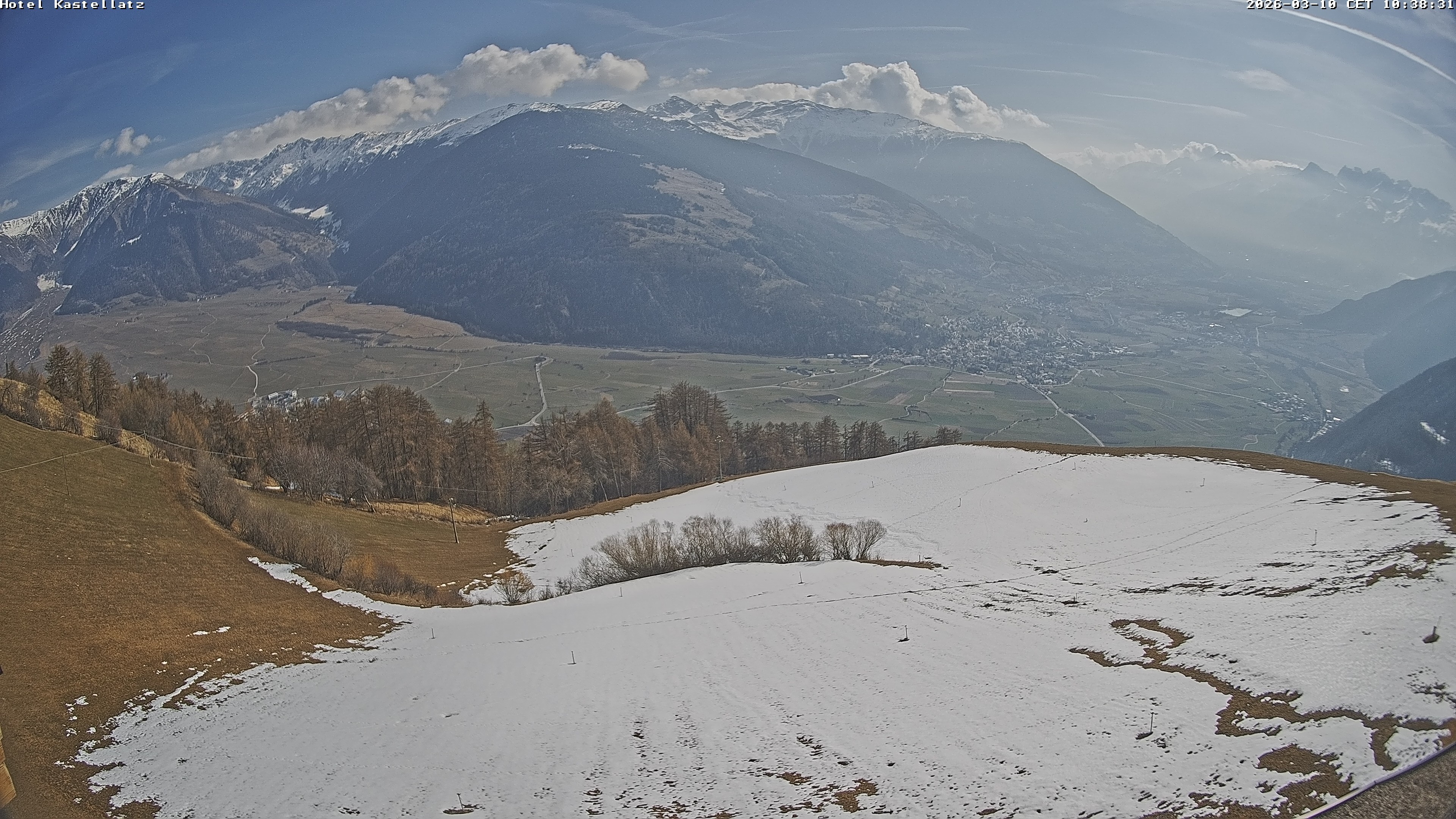 Archiv Foto Webcam Ausblick Kastellatz - Mals