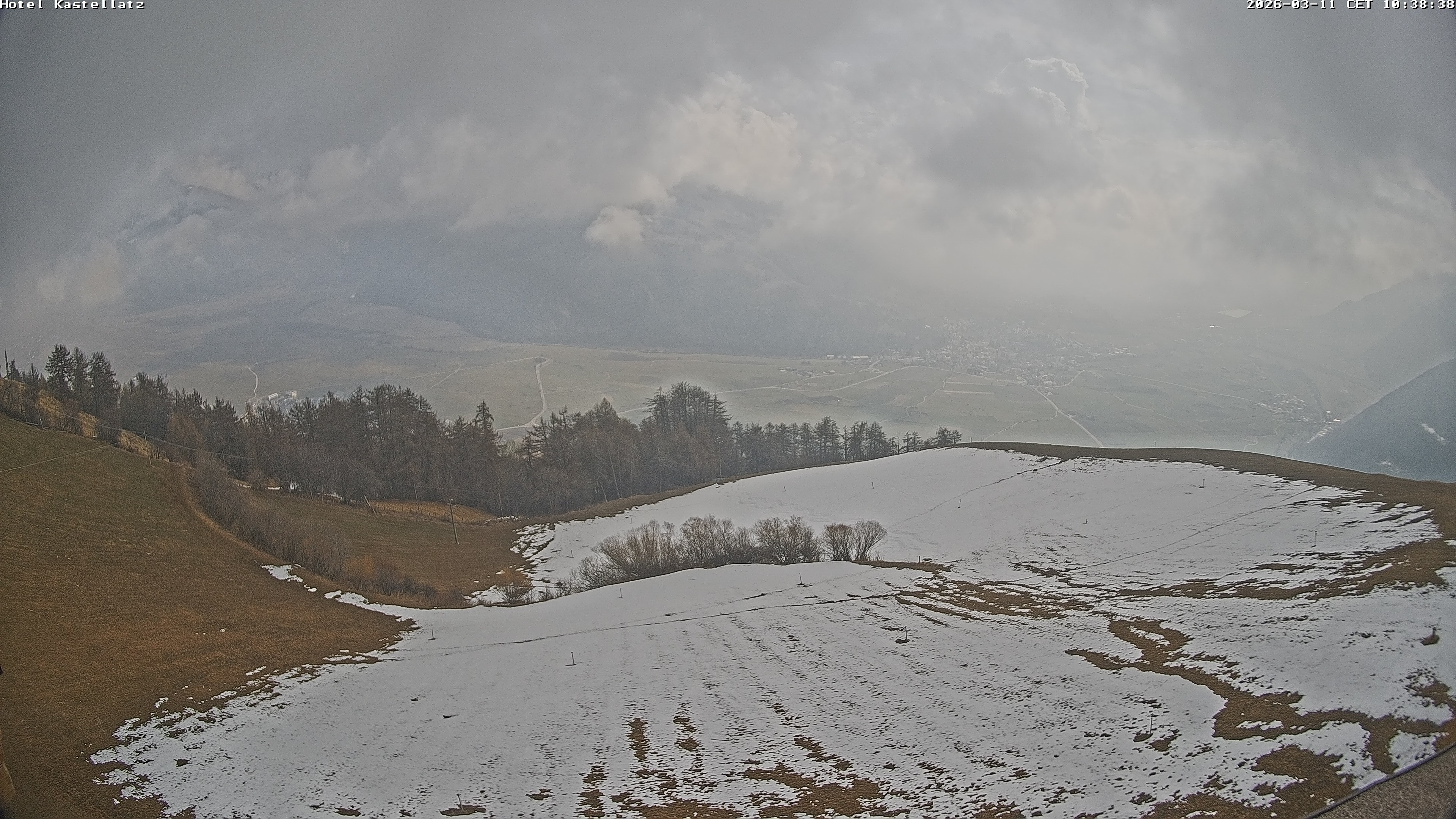 Archiv Foto Webcam Ausblick Kastellatz - Mals