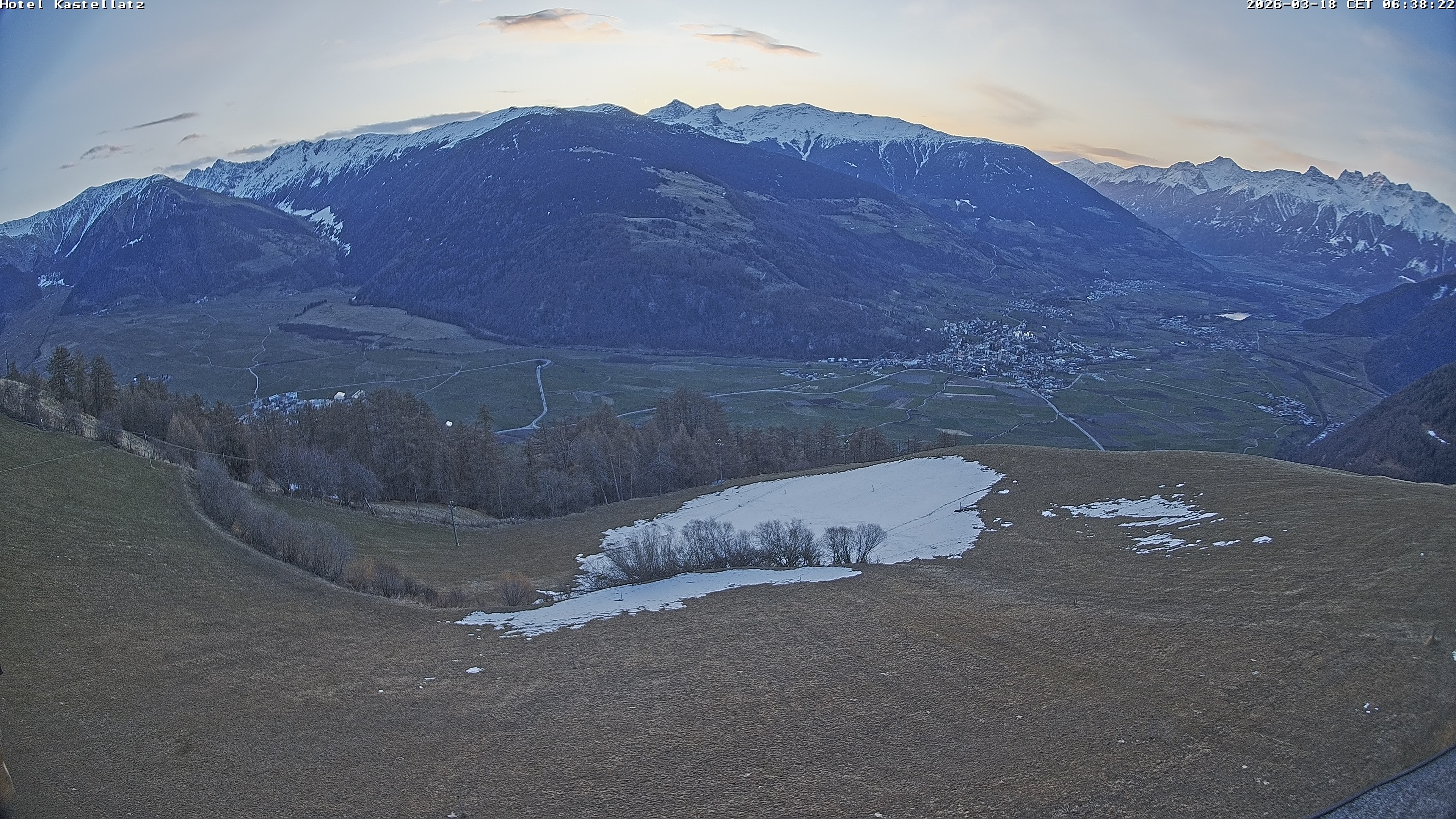 Archived image Webcam Panoramic View Kastellatz - Mals