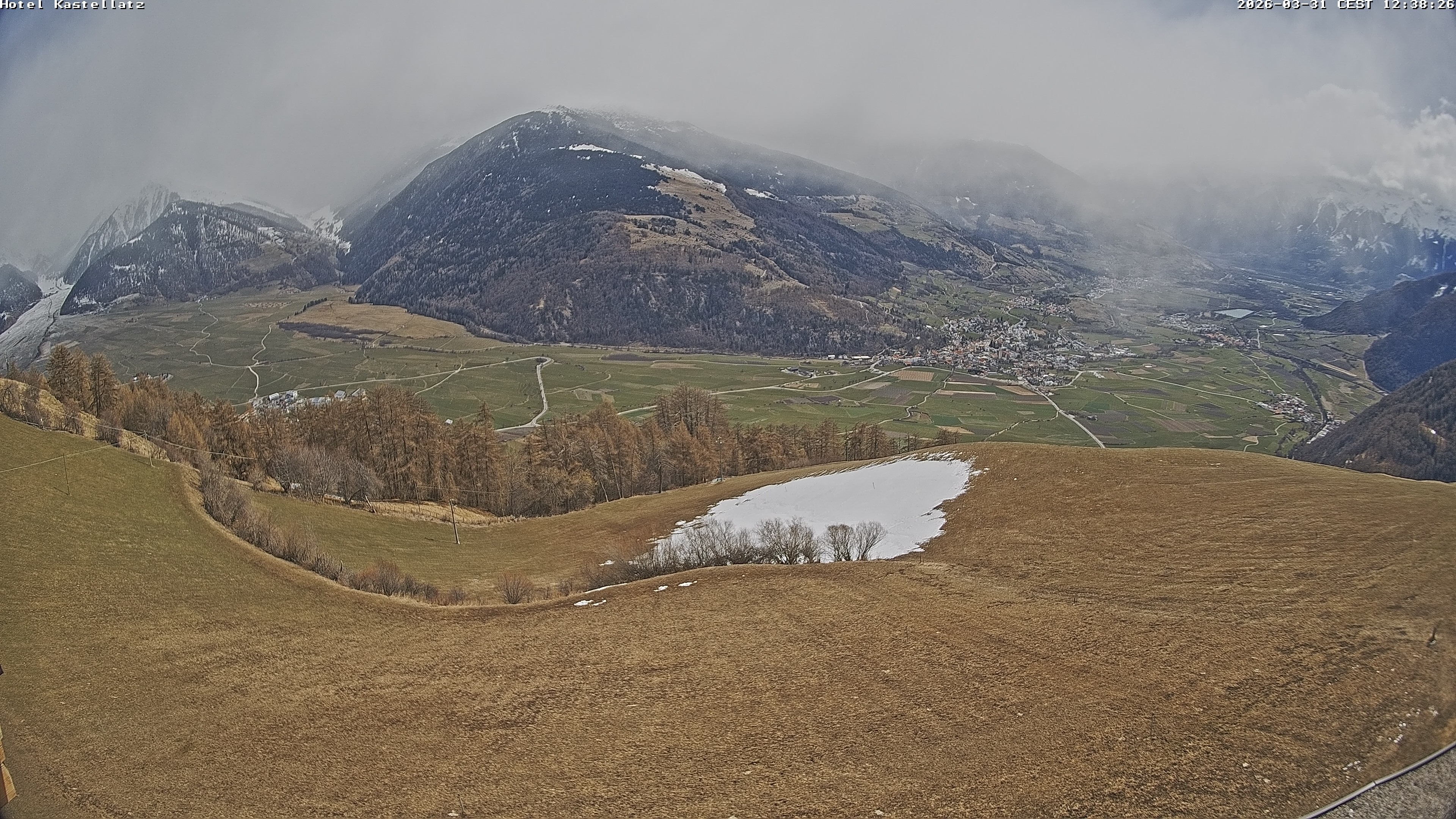 Archiv Foto Webcam Ausblick Kastellatz - Mals