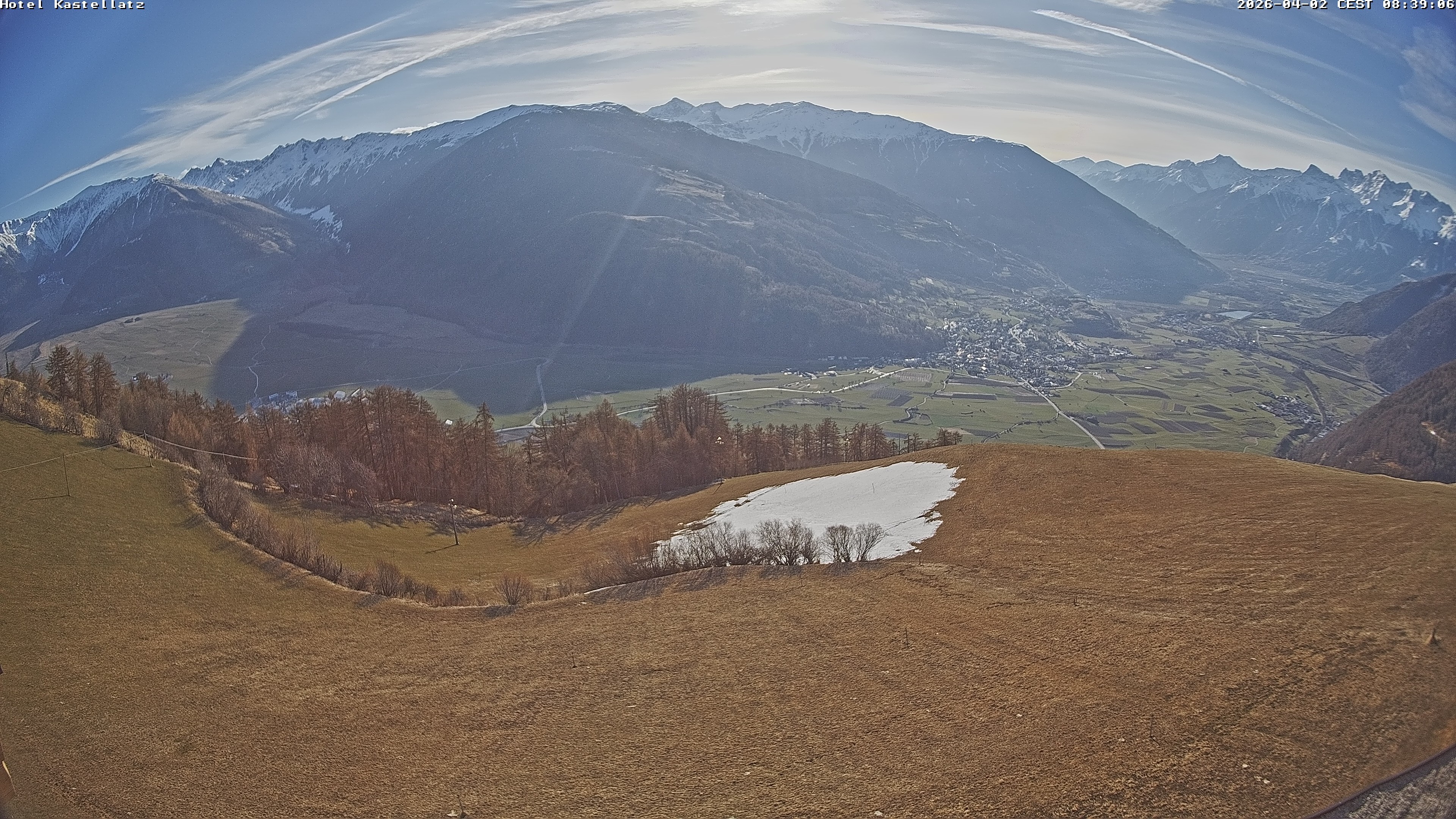 Archiv Foto Webcam Ausblick Kastellatz - Mals