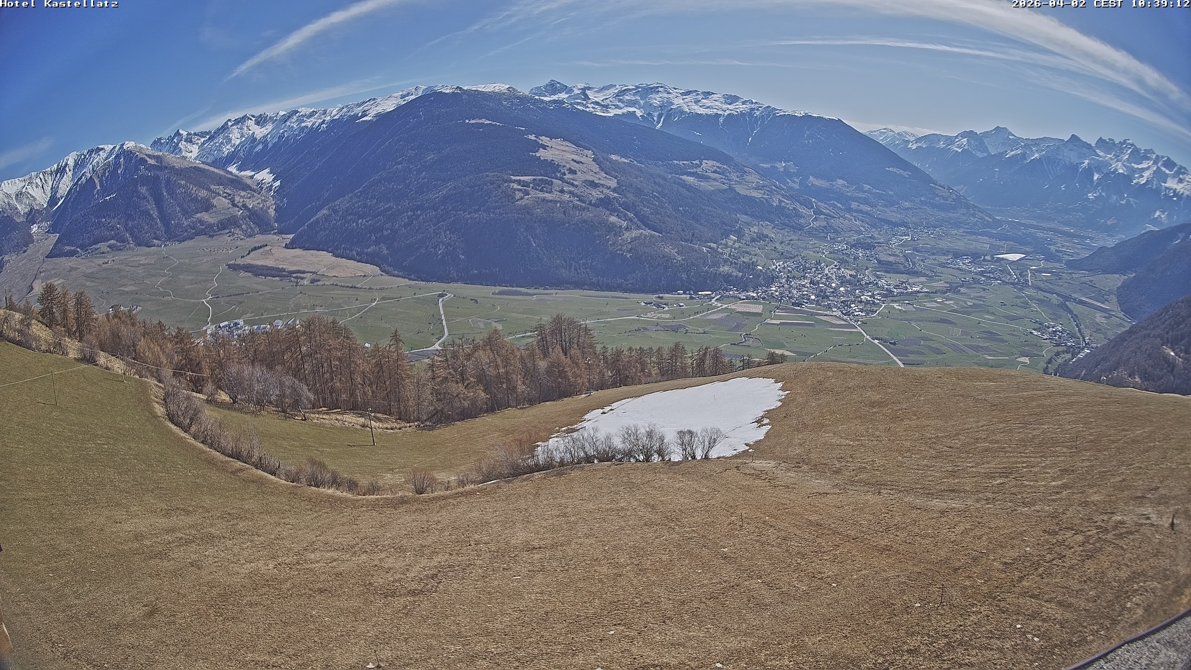 Archiv Foto Webcam Ausblick Kastellatz - Mals