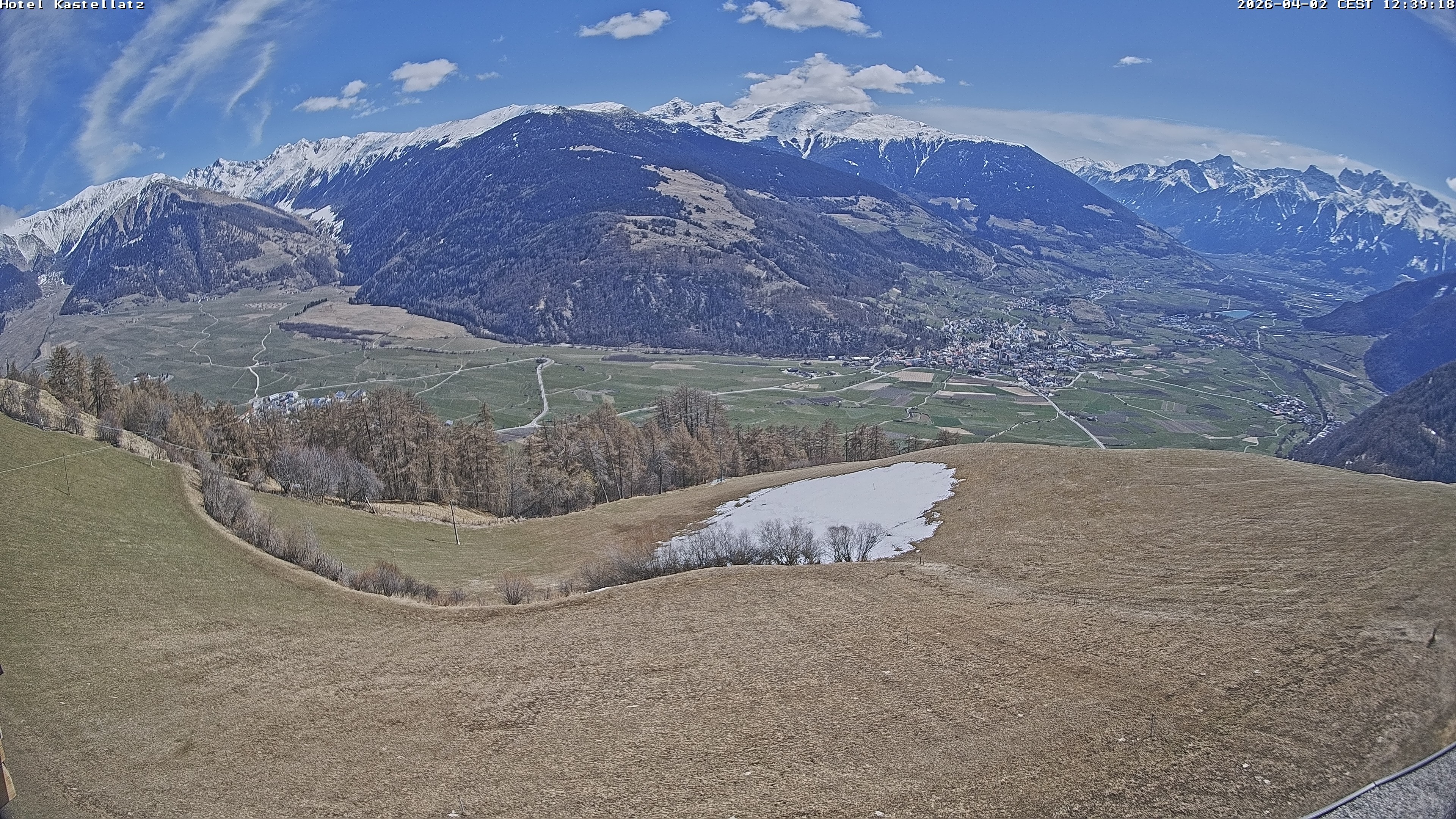 Archiv Foto Webcam Ausblick Kastellatz - Mals