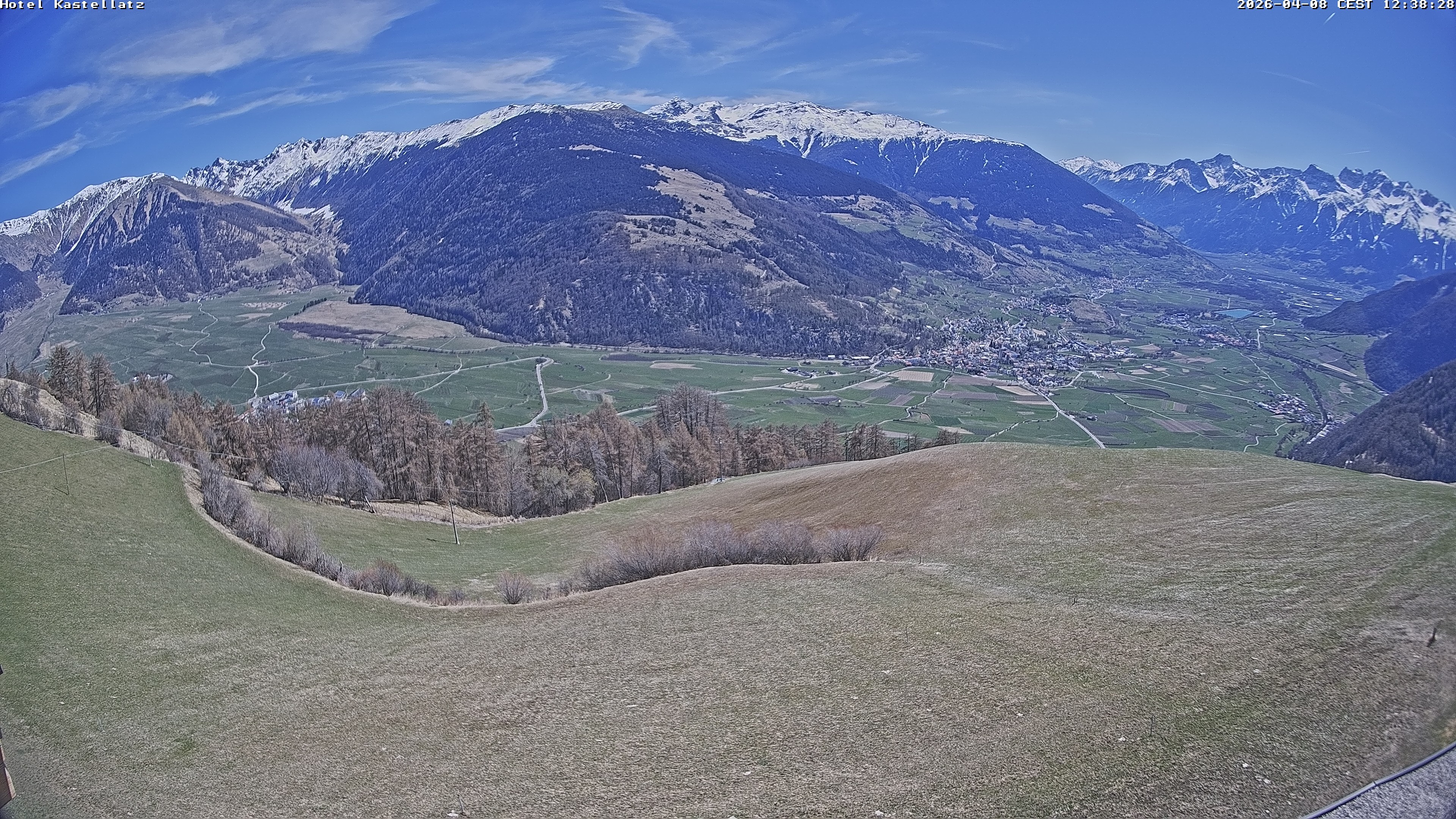Archived image Webcam Panoramic View Kastellatz - Mals