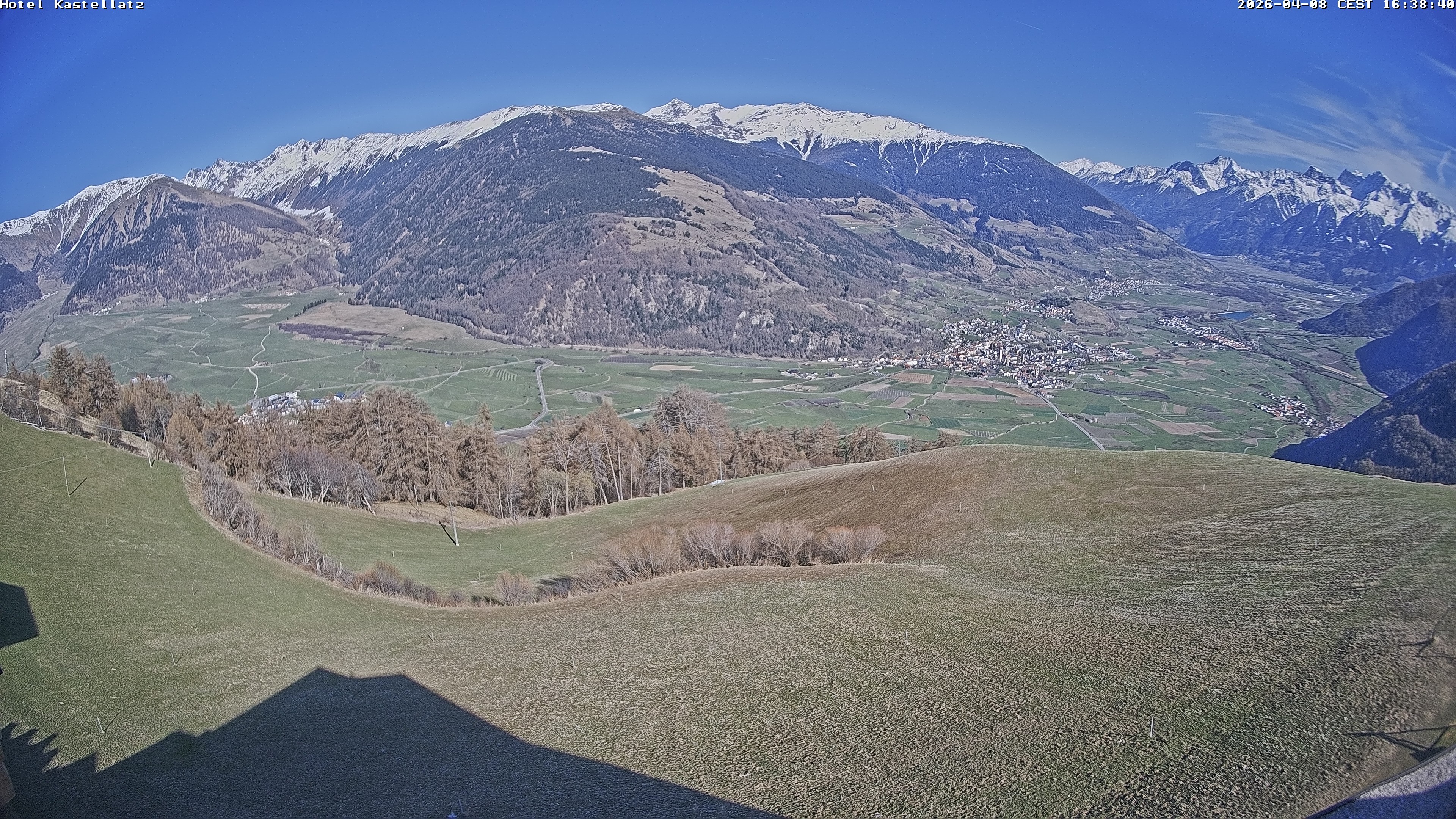 Archived image Webcam Panoramic View Kastellatz - Mals