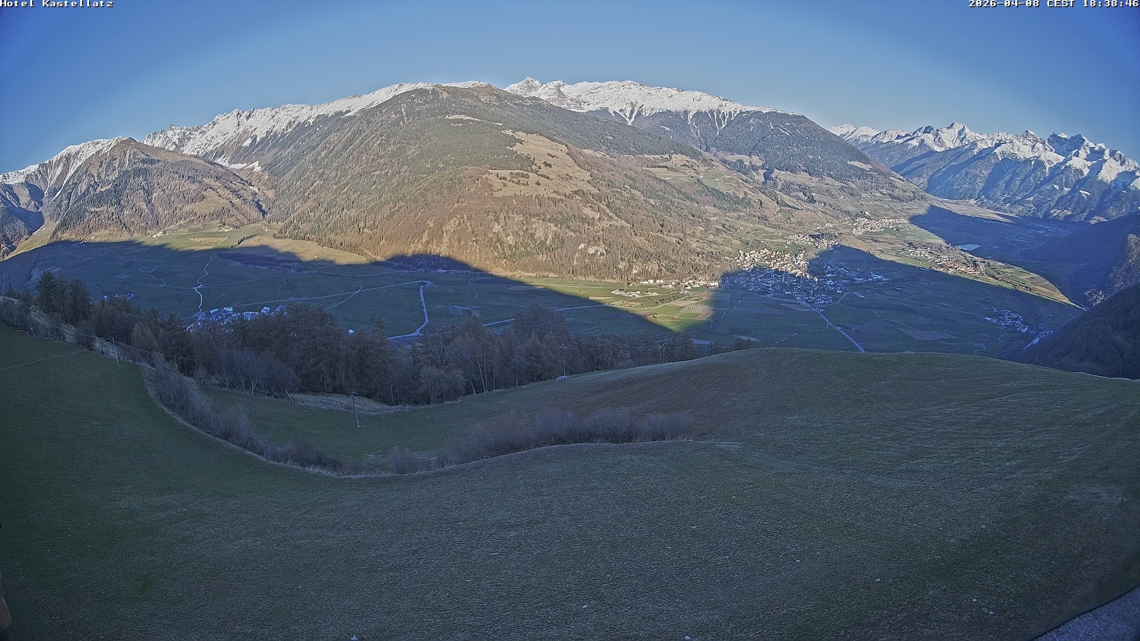 Archived image Webcam Panoramic View Kastellatz - Mals
