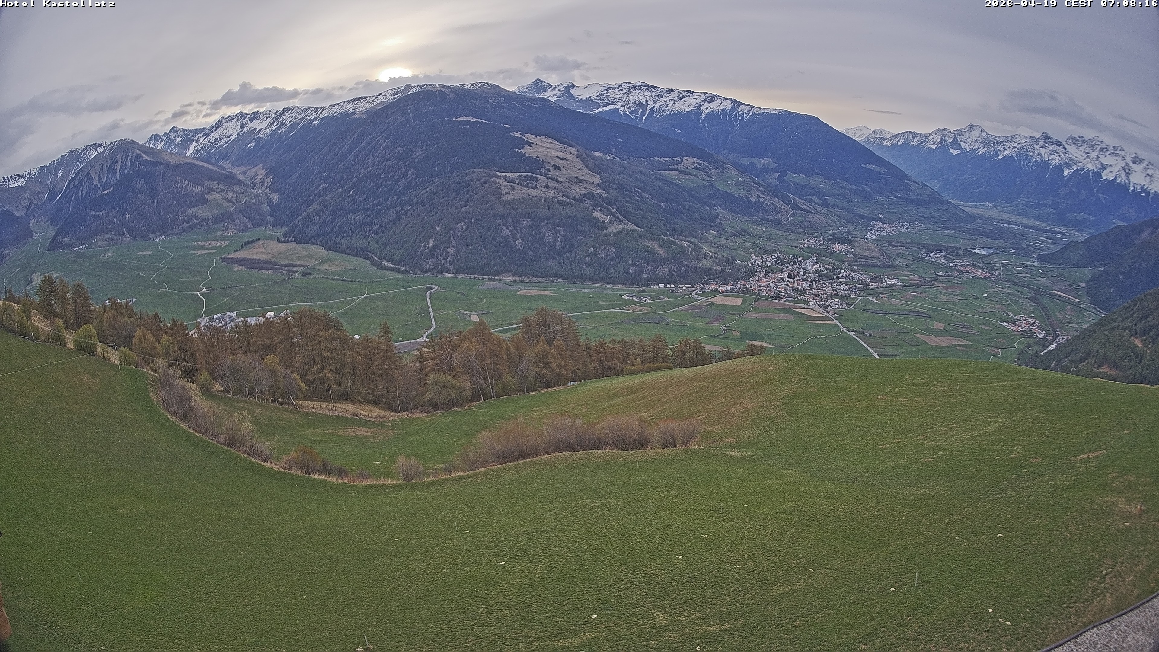 Archived image Webcam Panoramic View Kastellatz - Mals