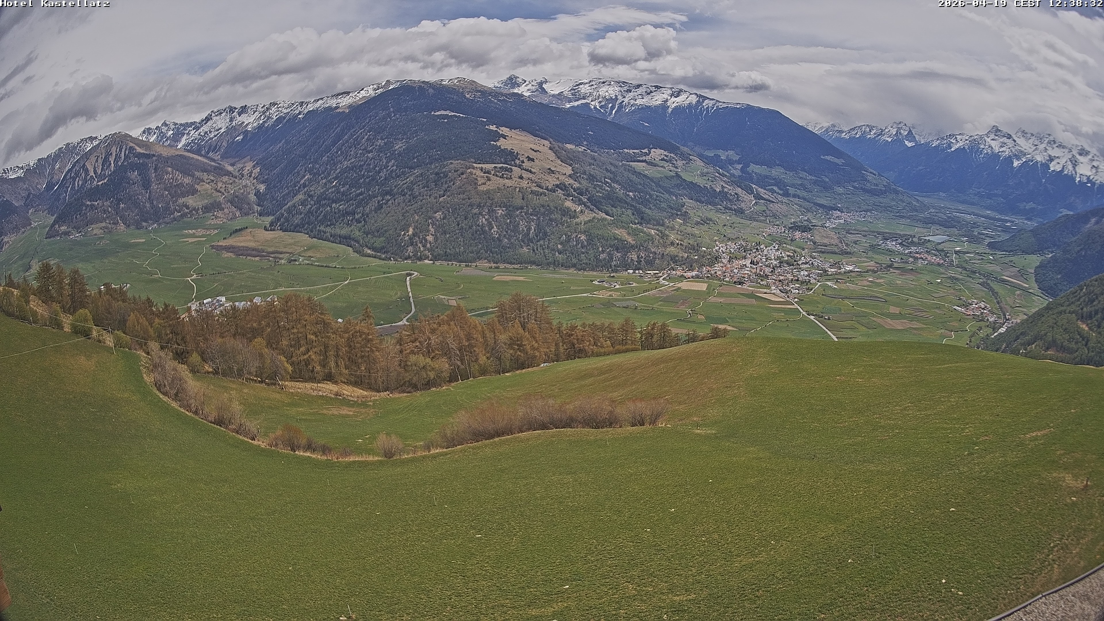 Archived image Webcam Panoramic View Kastellatz - Mals