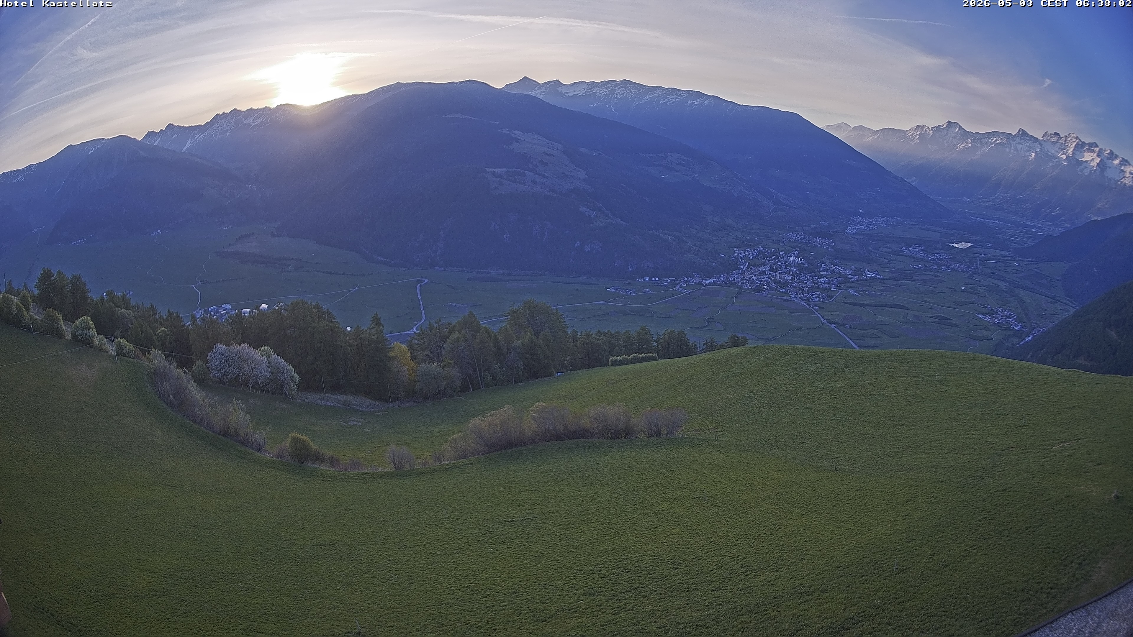 Archived image Webcam Panoramic View Kastellatz - Mals