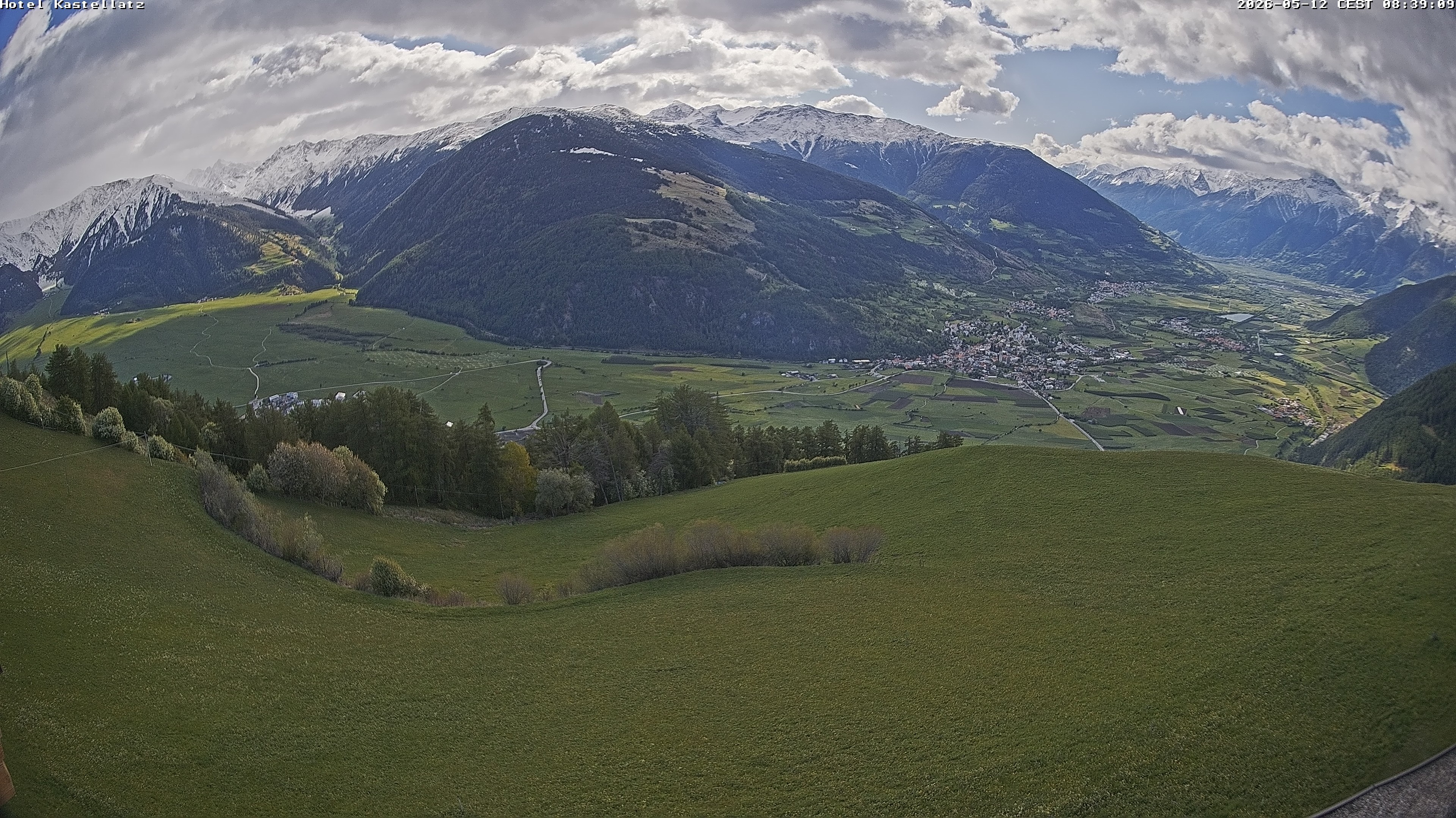 Archived image Webcam Panoramic View Kastellatz - Mals