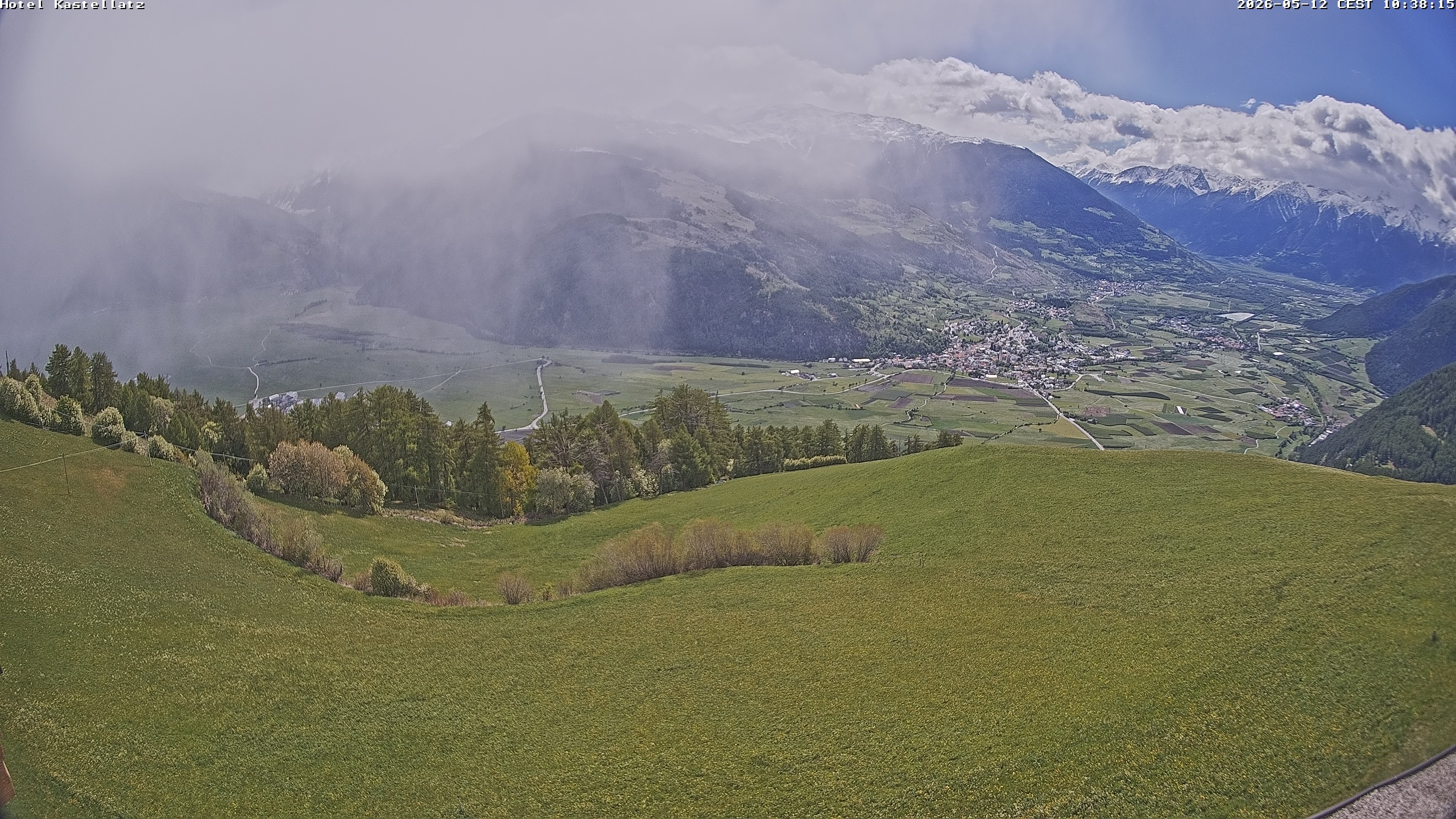 Archived image Webcam Panoramic View Kastellatz - Mals