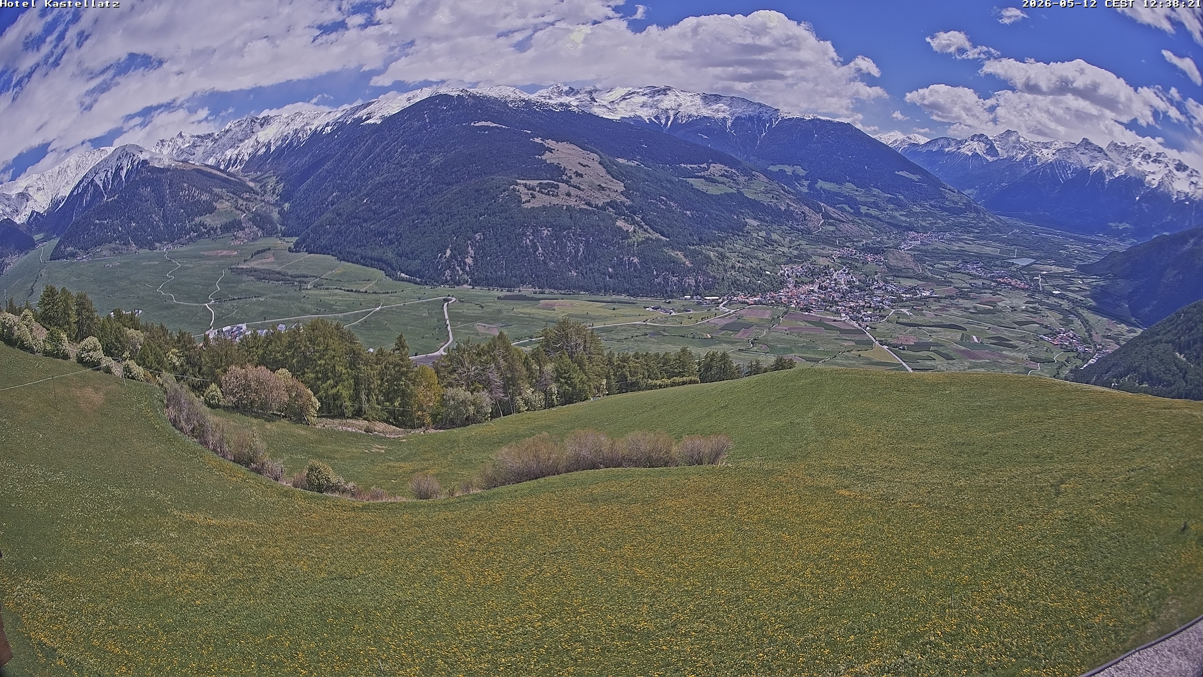 Archived image Webcam Panoramic View Kastellatz - Mals