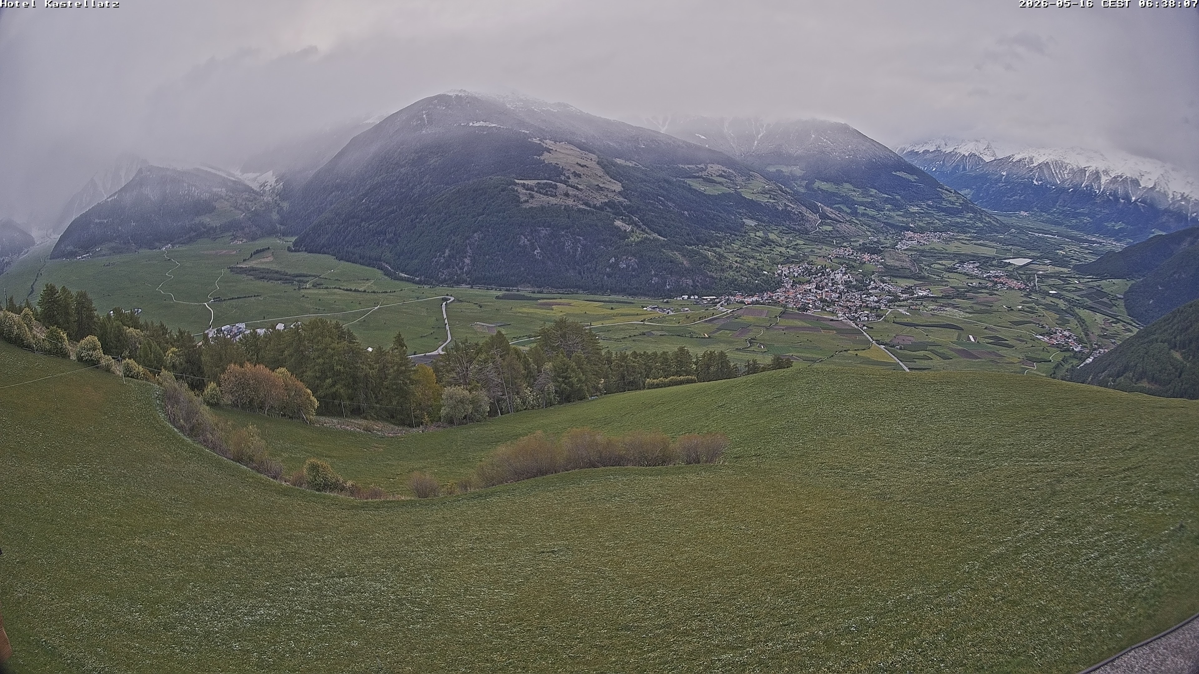 Archived image Webcam Panoramic View Kastellatz - Mals