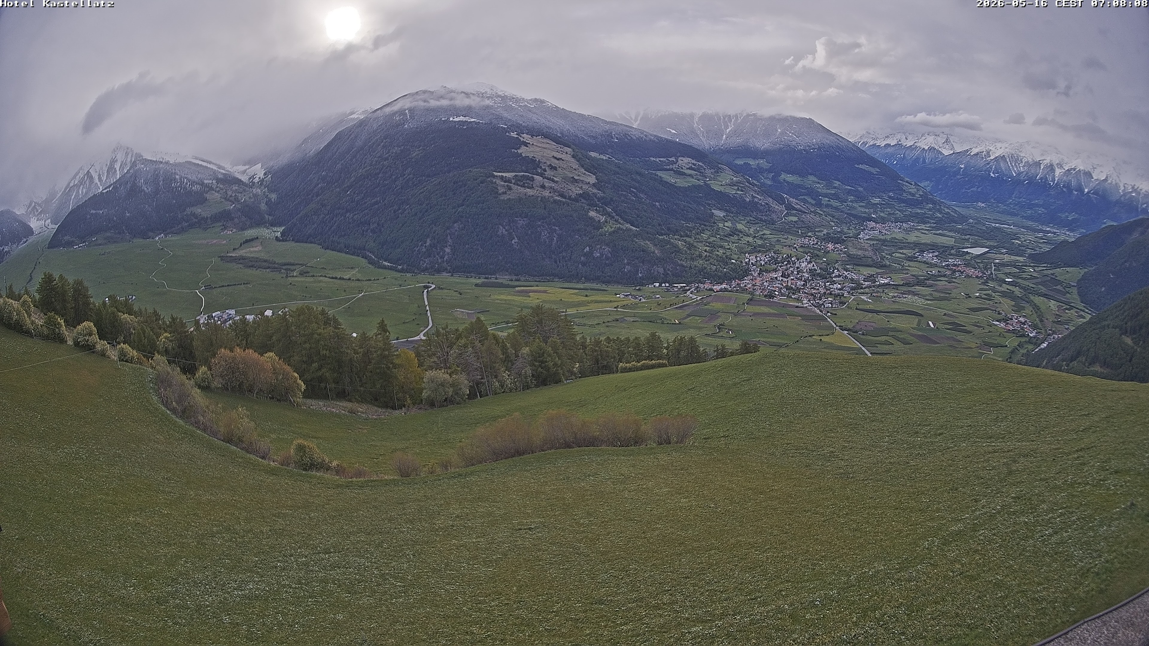 Archived image Webcam Panoramic View Kastellatz - Mals