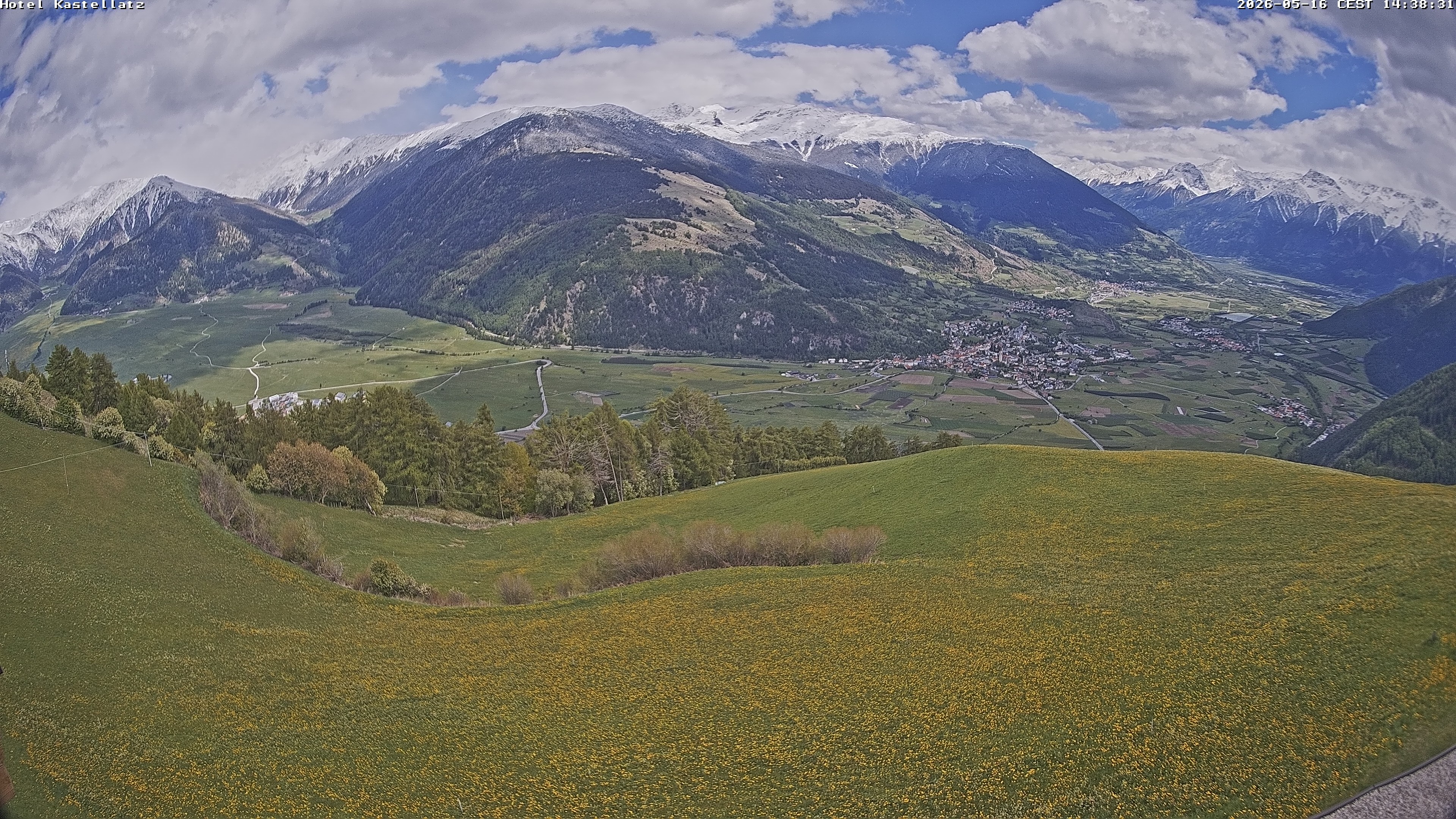 Archived image Webcam Panoramic View Kastellatz - Mals