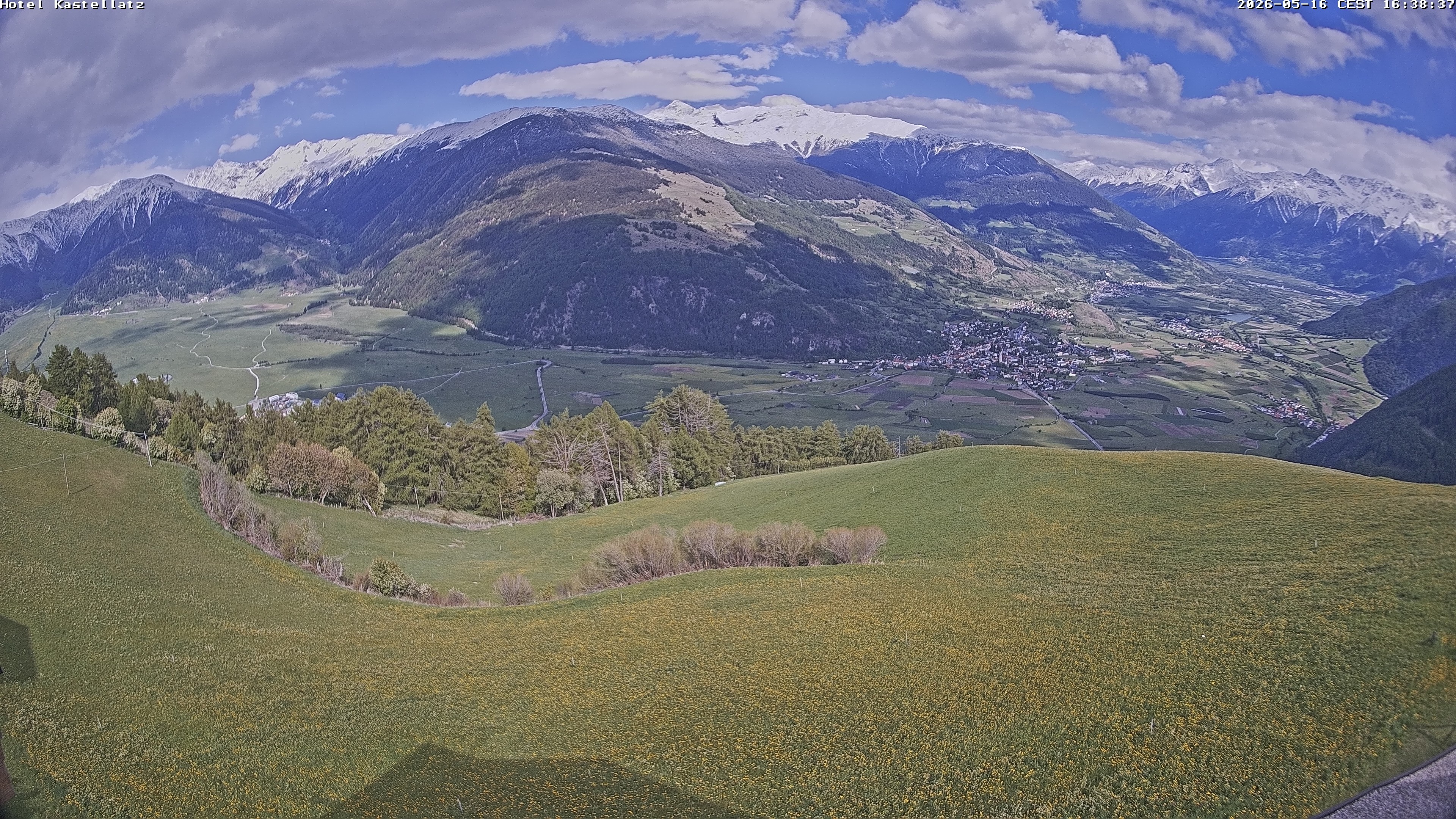 Archived image Webcam Panoramic View Kastellatz - Mals