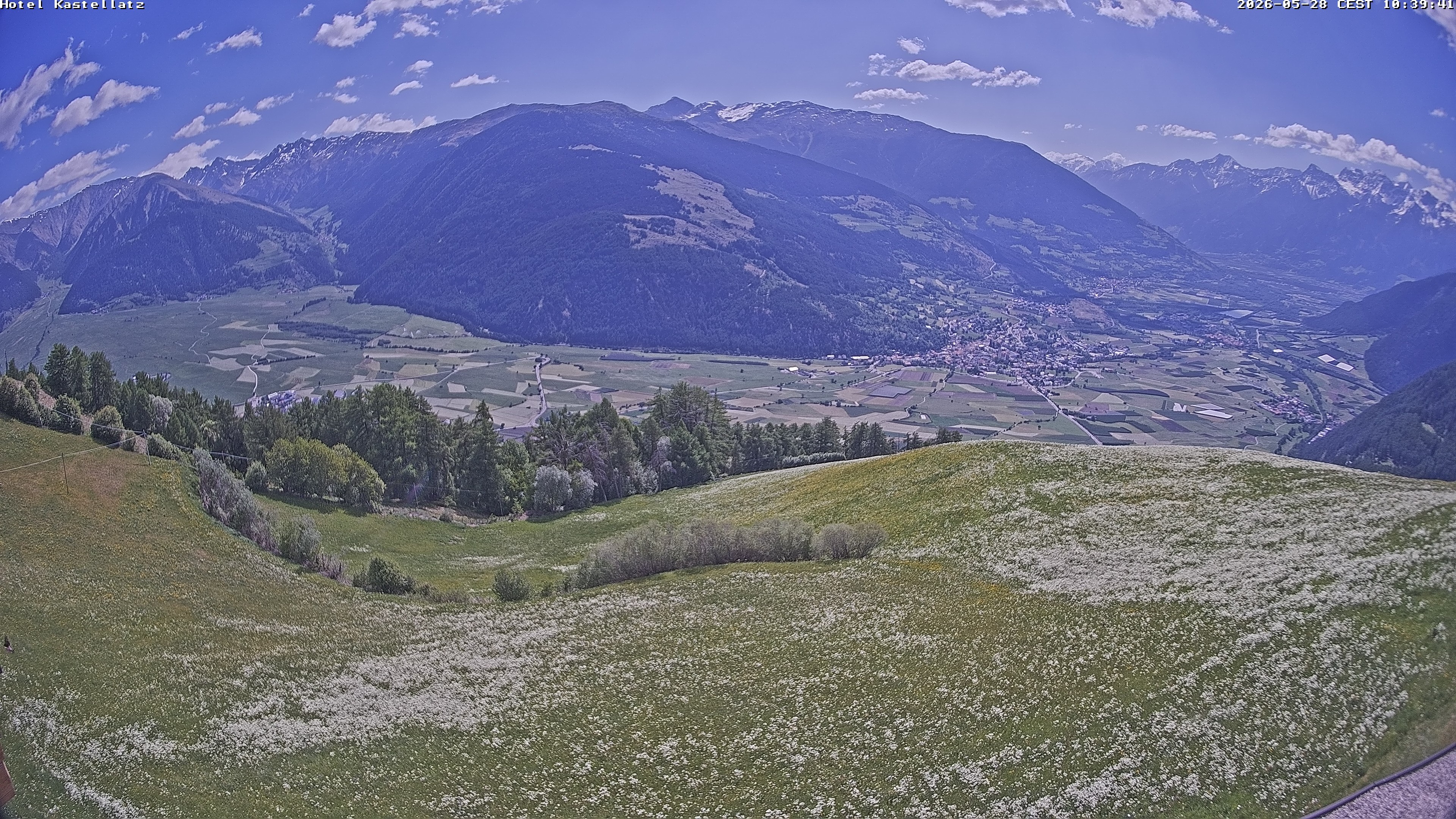 Archived image Webcam Panoramic View Kastellatz - Mals
