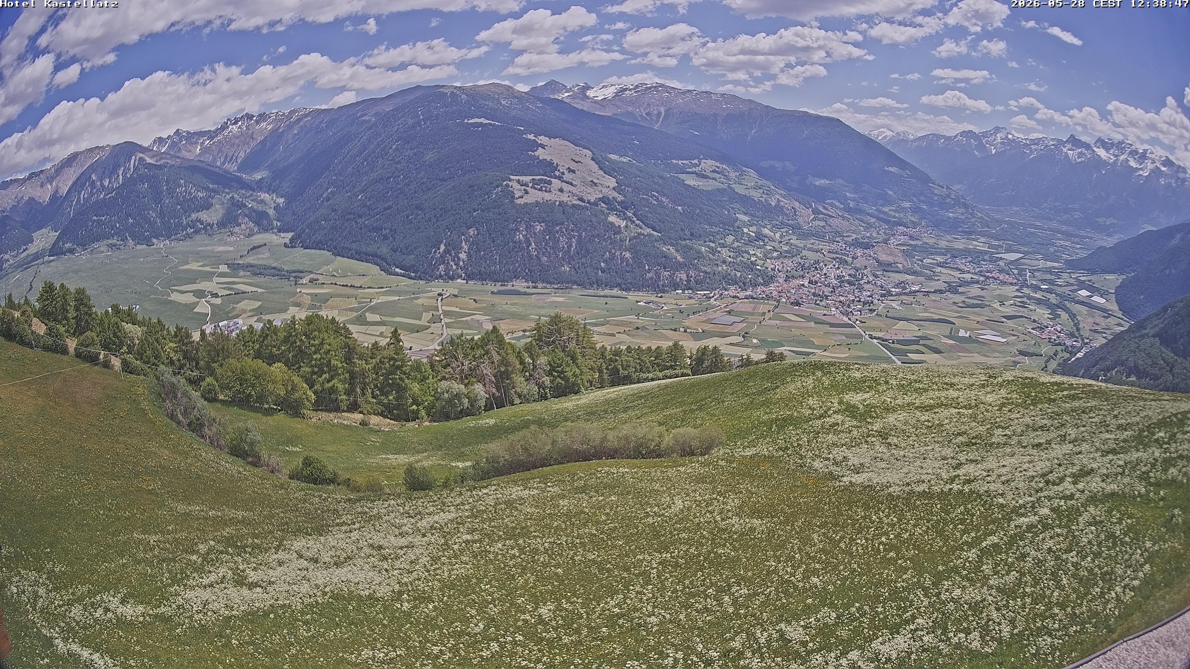 Archived image Webcam Panoramic View Kastellatz - Mals