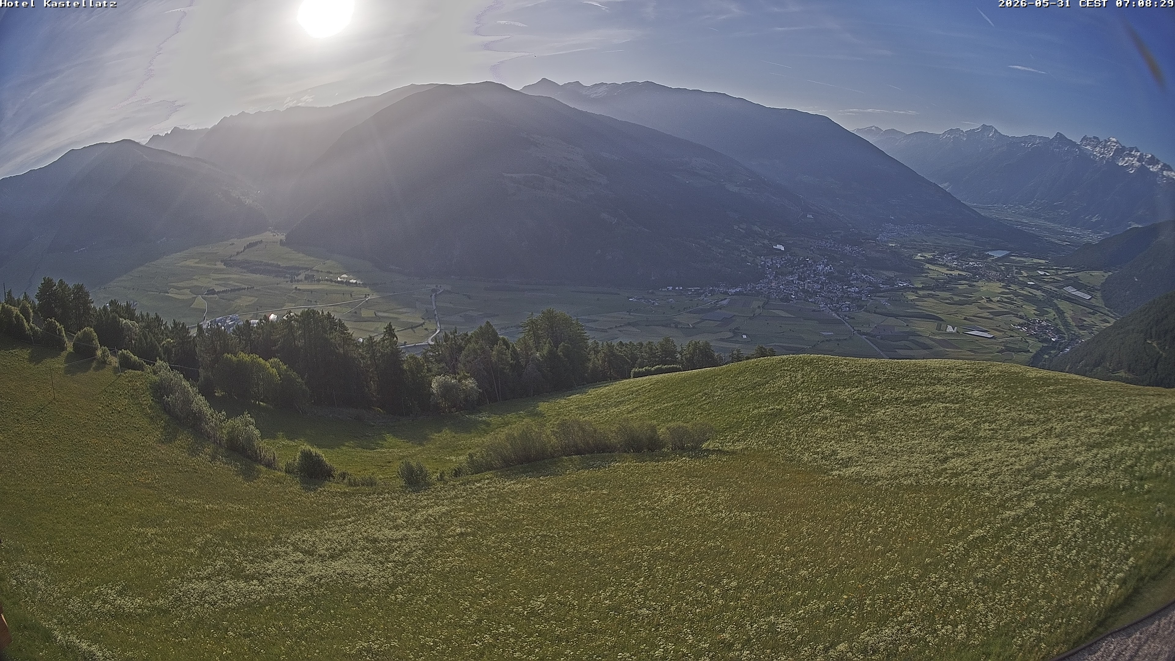 Archived image Webcam Panoramic View Kastellatz - Mals