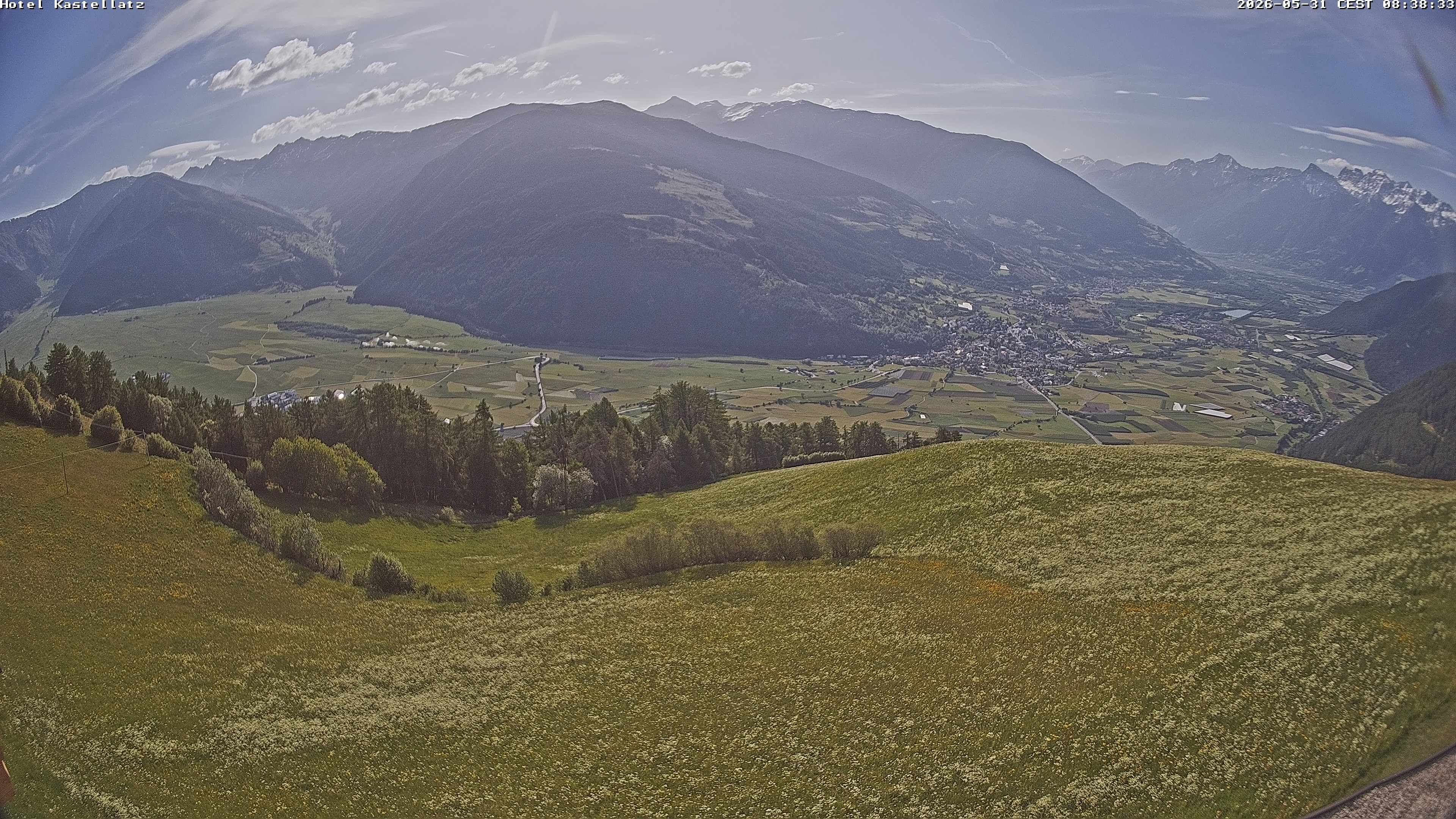 Archived image Webcam Panoramic View Kastellatz - Mals