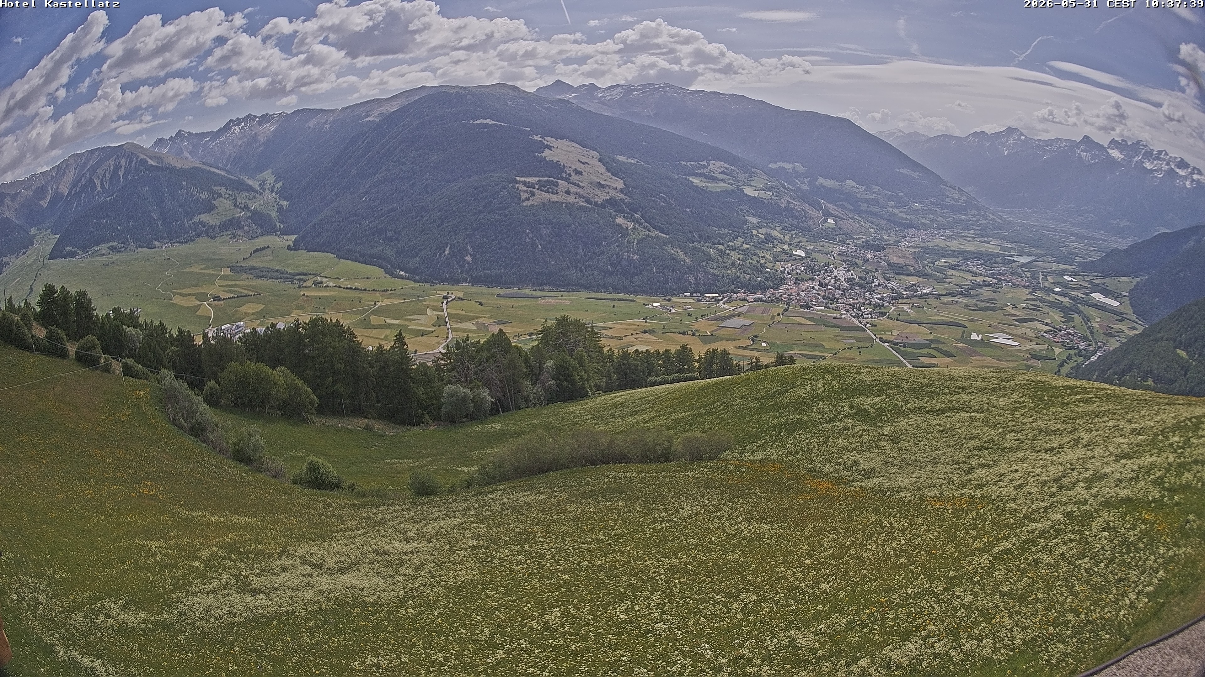 Archived image Webcam Panoramic View Kastellatz - Mals