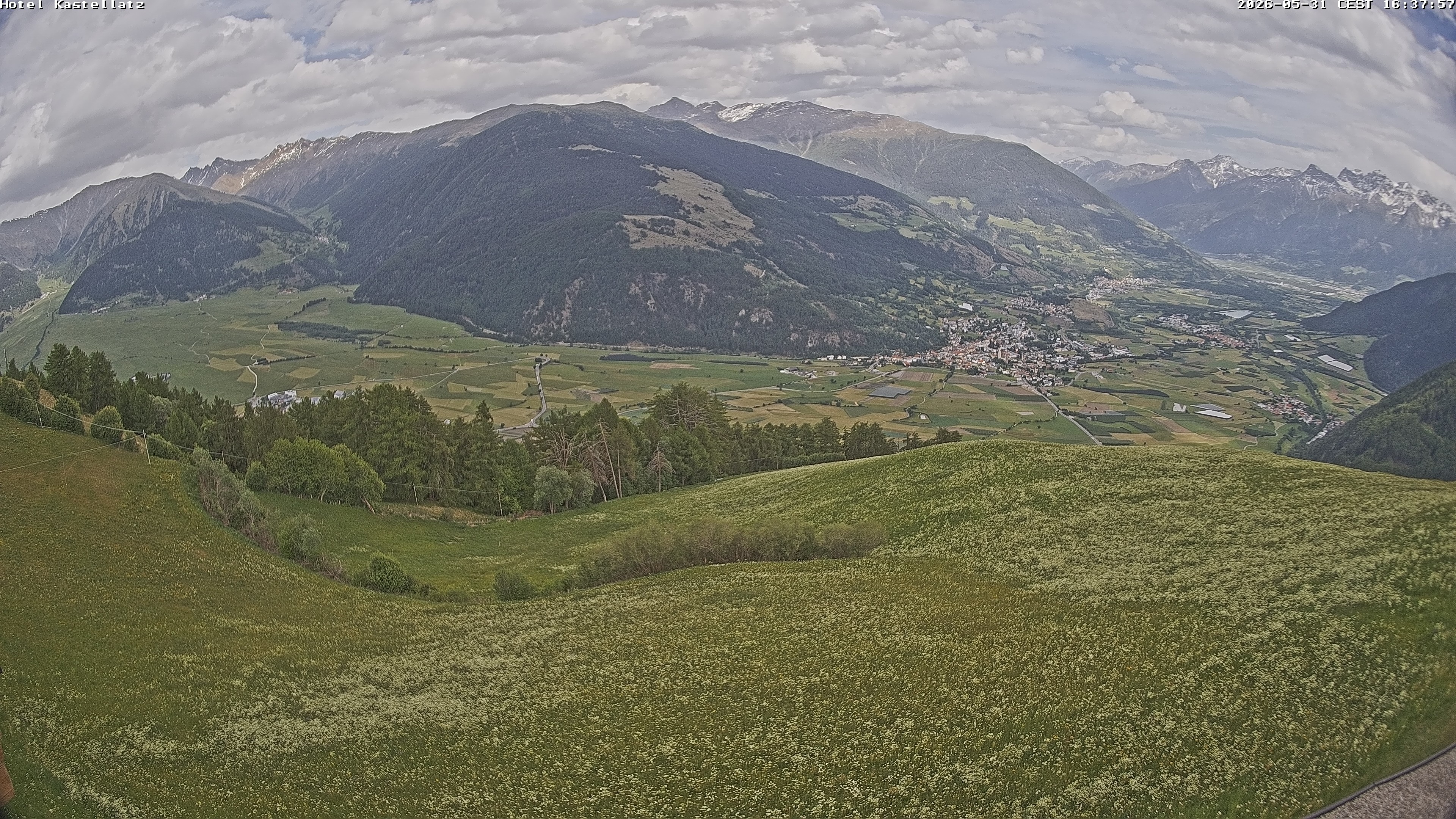 Archived image Webcam Panoramic View Kastellatz - Mals