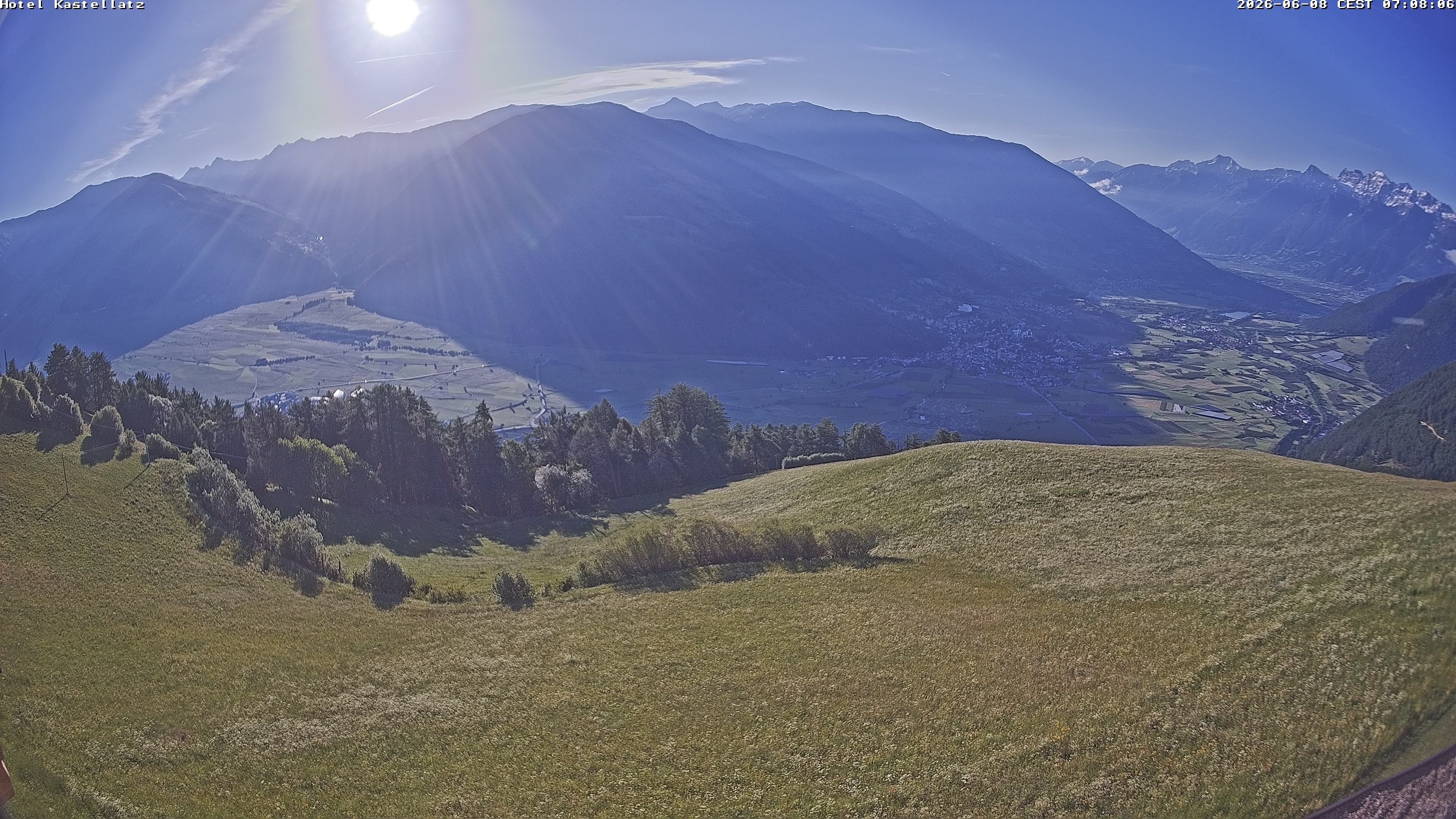 Archived image Webcam Panoramic View Kastellatz - Mals