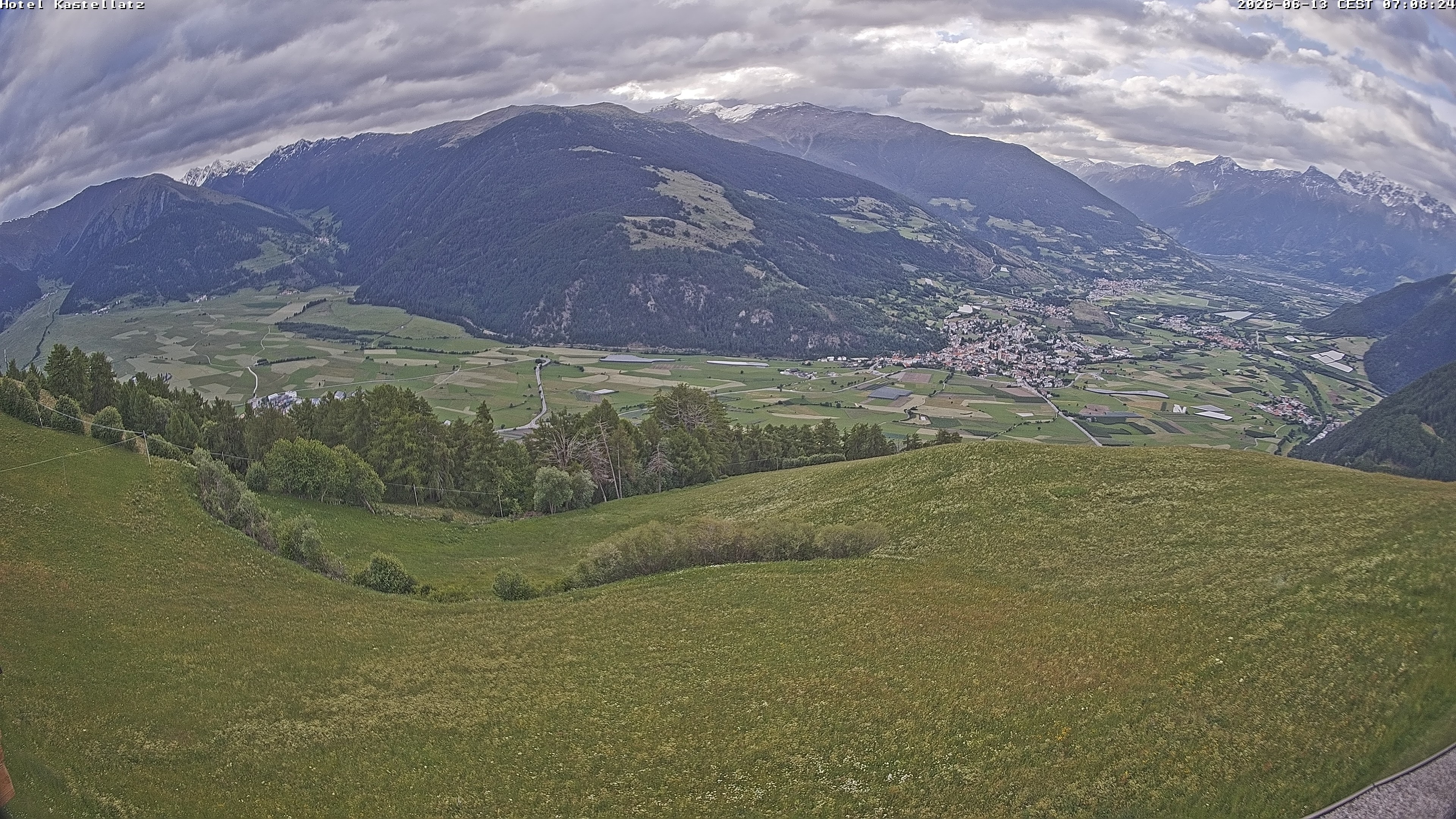 Archived image Webcam Panoramic View Kastellatz - Mals