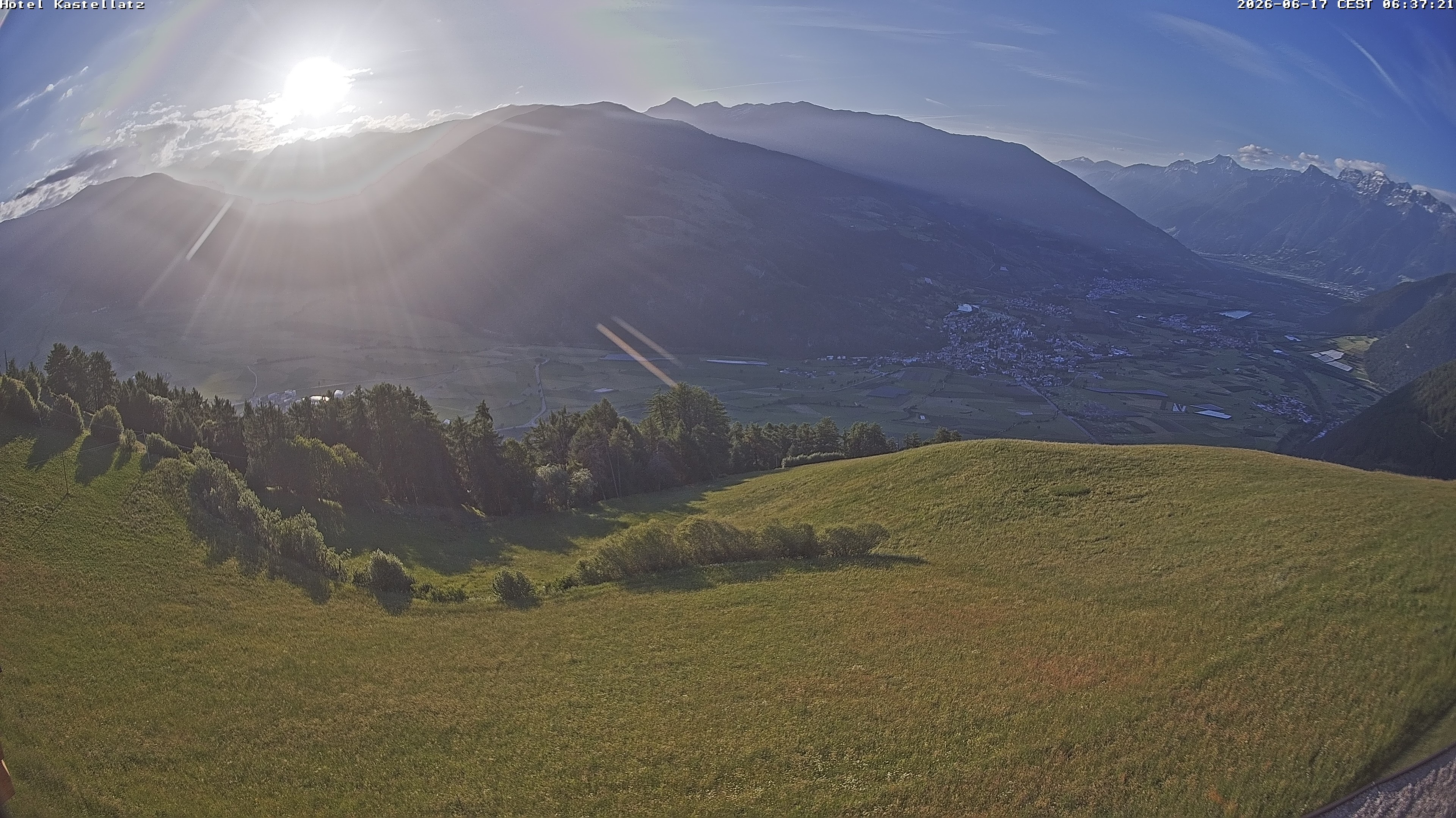 Archived image Webcam Panoramic View Kastellatz - Mals