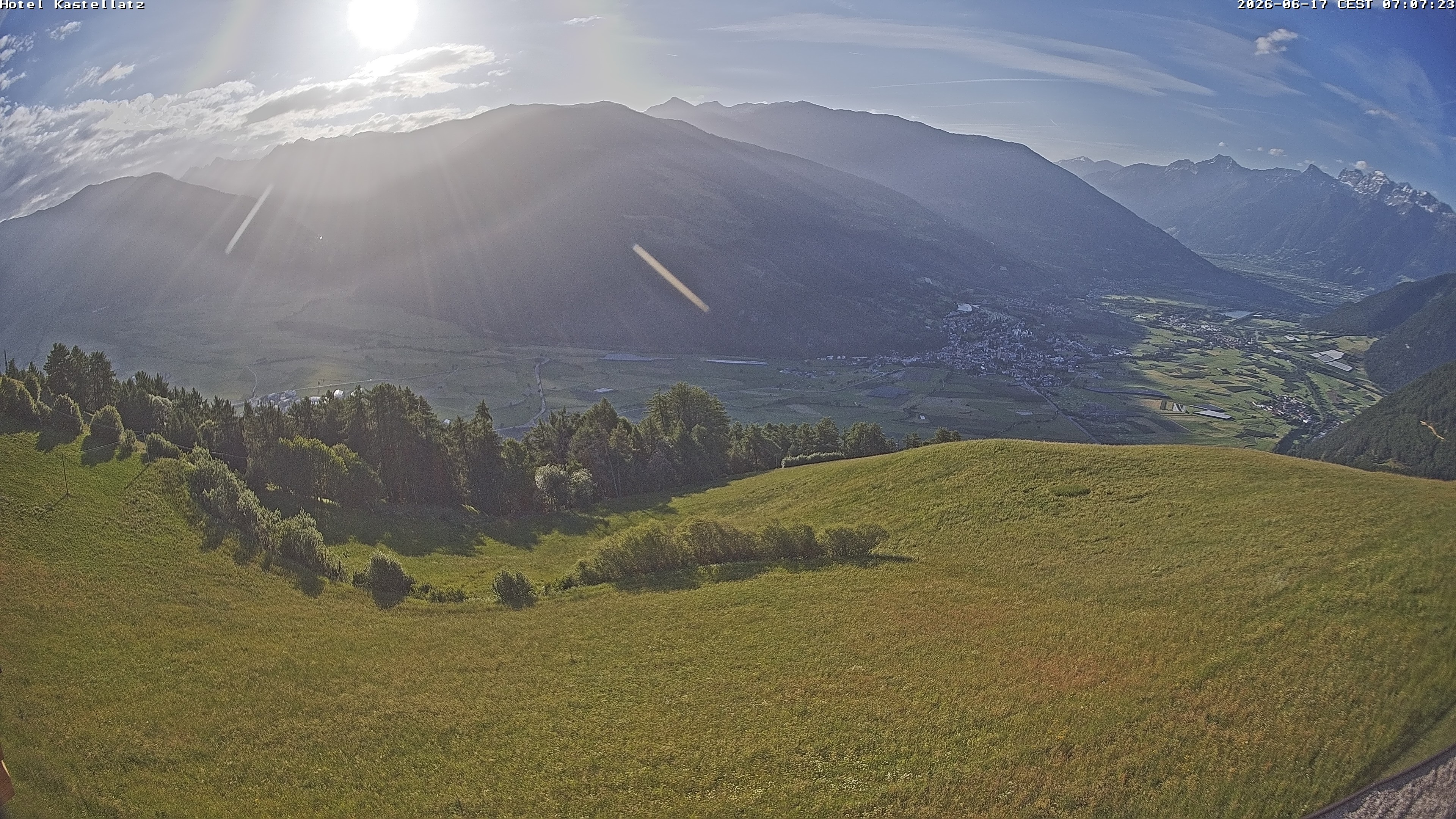 Archived image Webcam Panoramic View Kastellatz - Mals