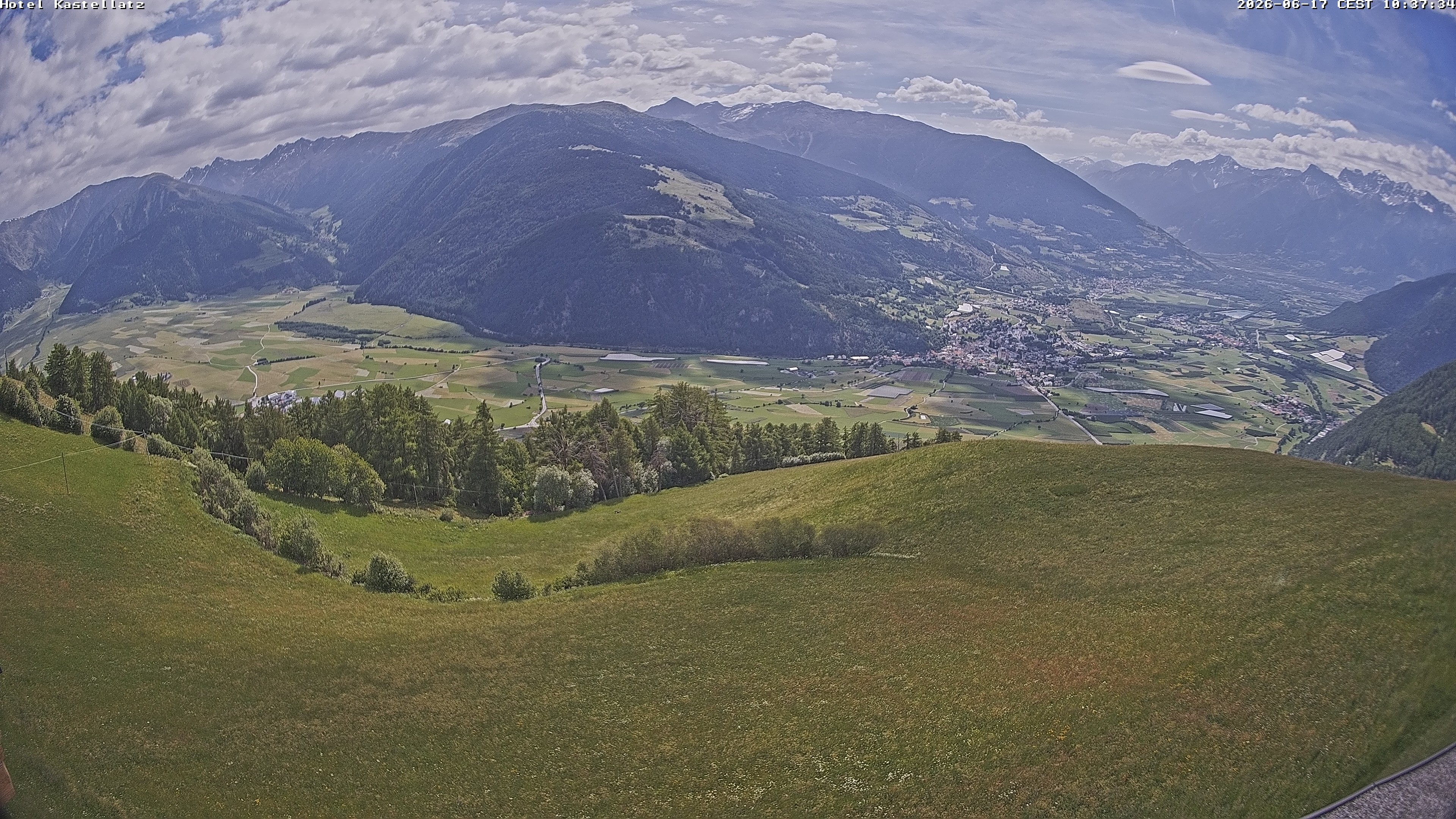 Archived image Webcam Panoramic View Kastellatz - Mals