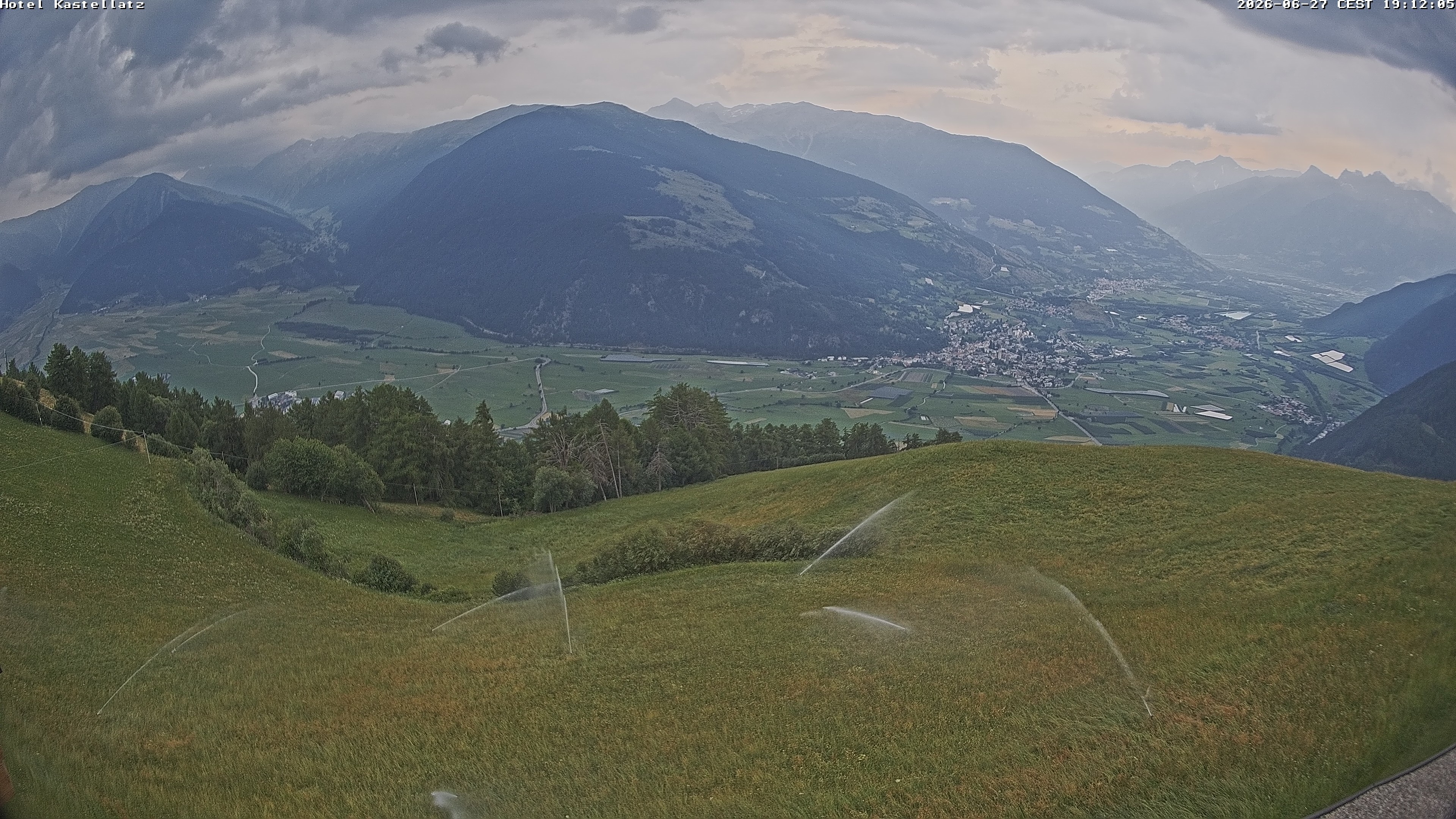 Archived image Webcam Panoramic View Kastellatz - Mals