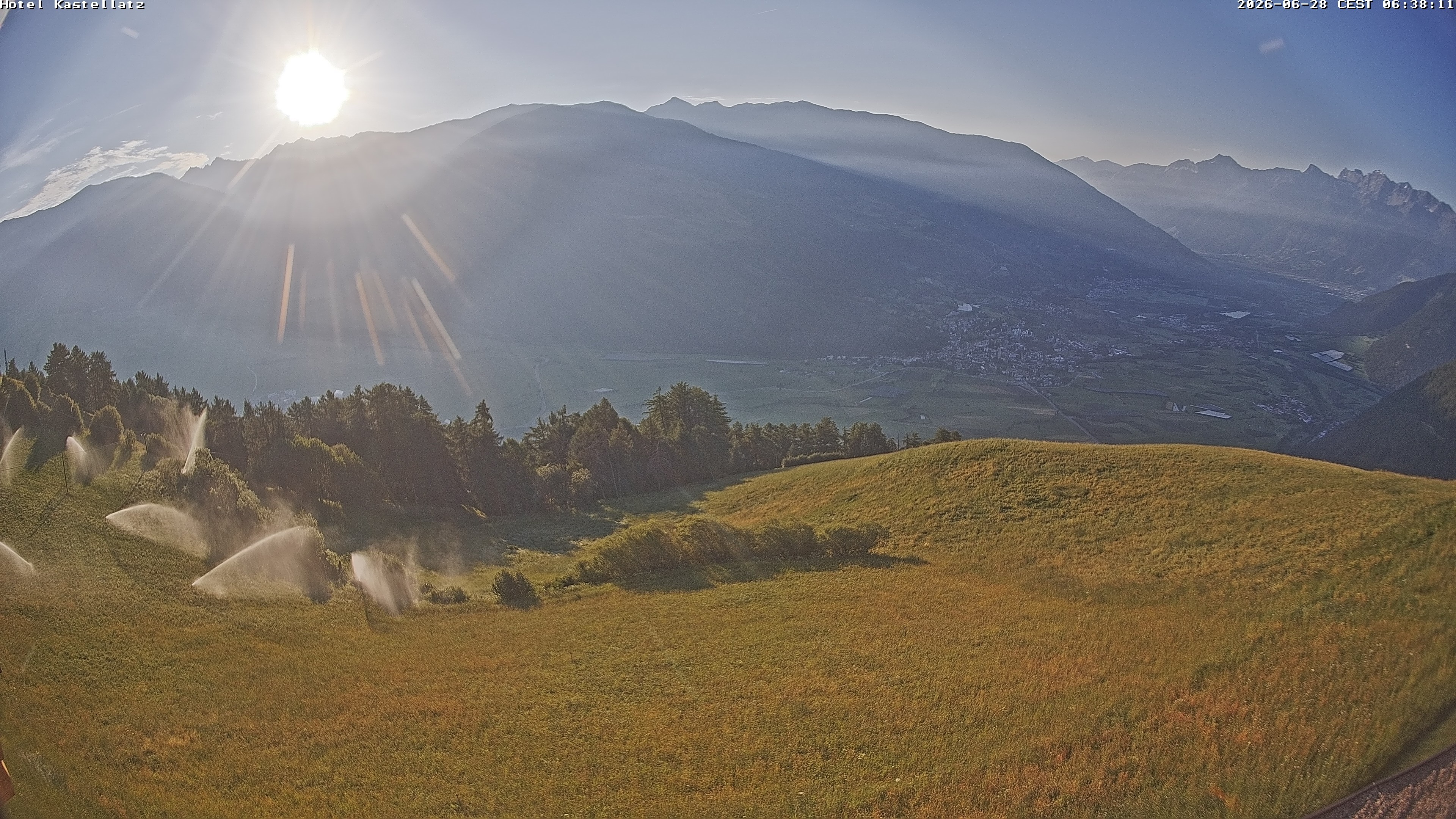 Archived image Webcam Panoramic View Kastellatz - Mals