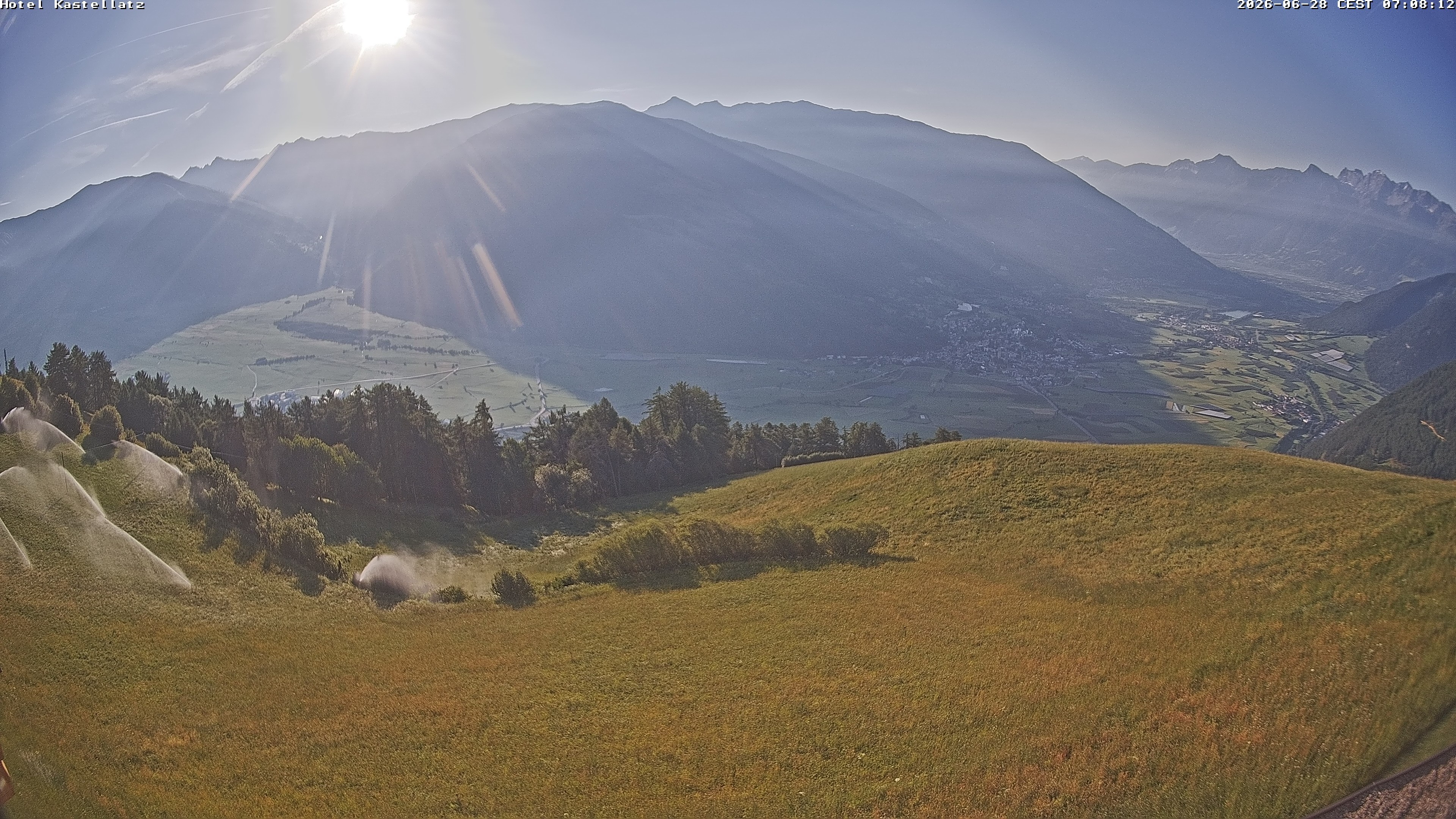 Archived image Webcam Panoramic View Kastellatz - Mals