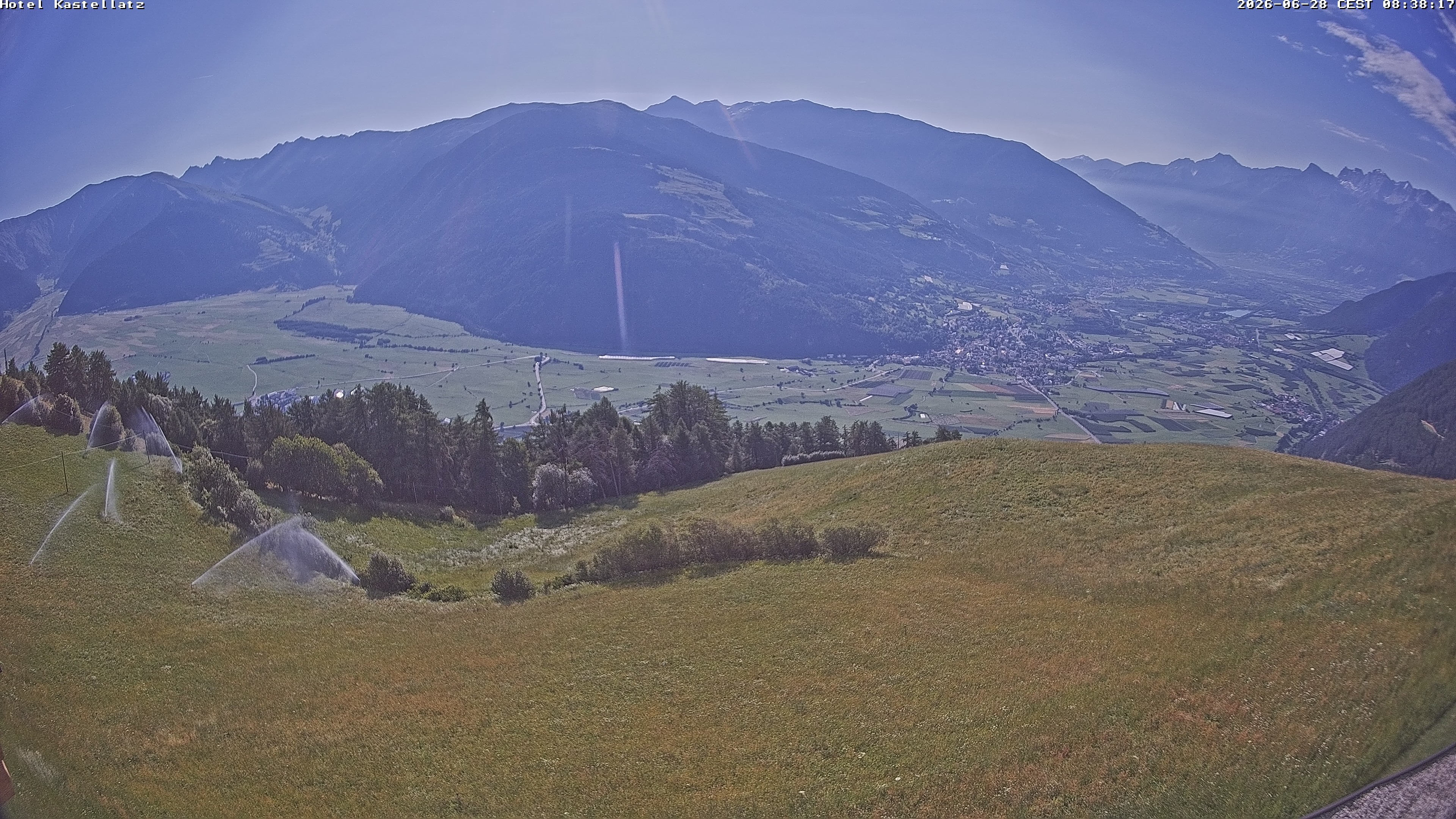 Archived image Webcam Panoramic View Kastellatz - Mals
