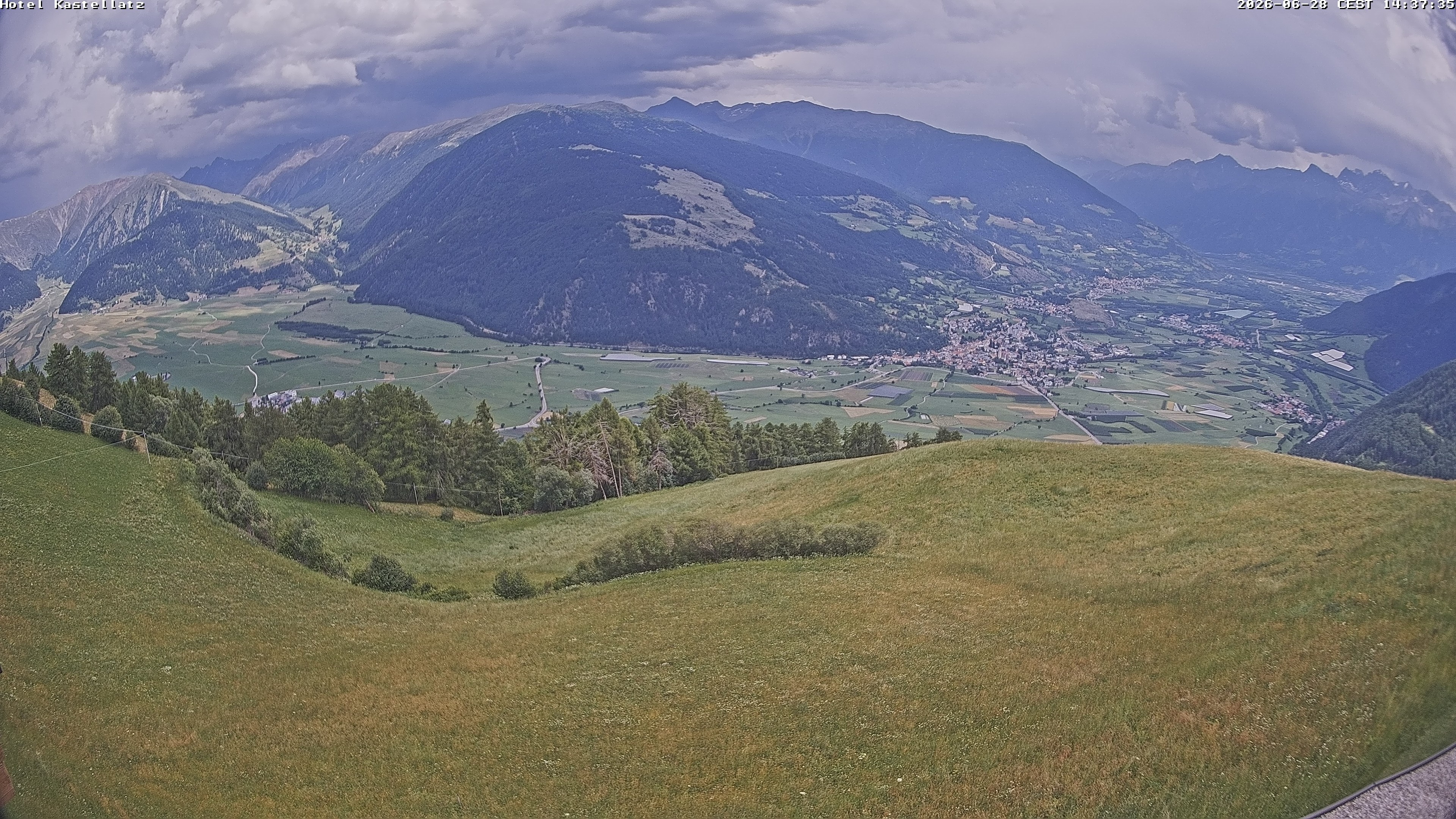 Archived image Webcam Panoramic View Kastellatz - Mals