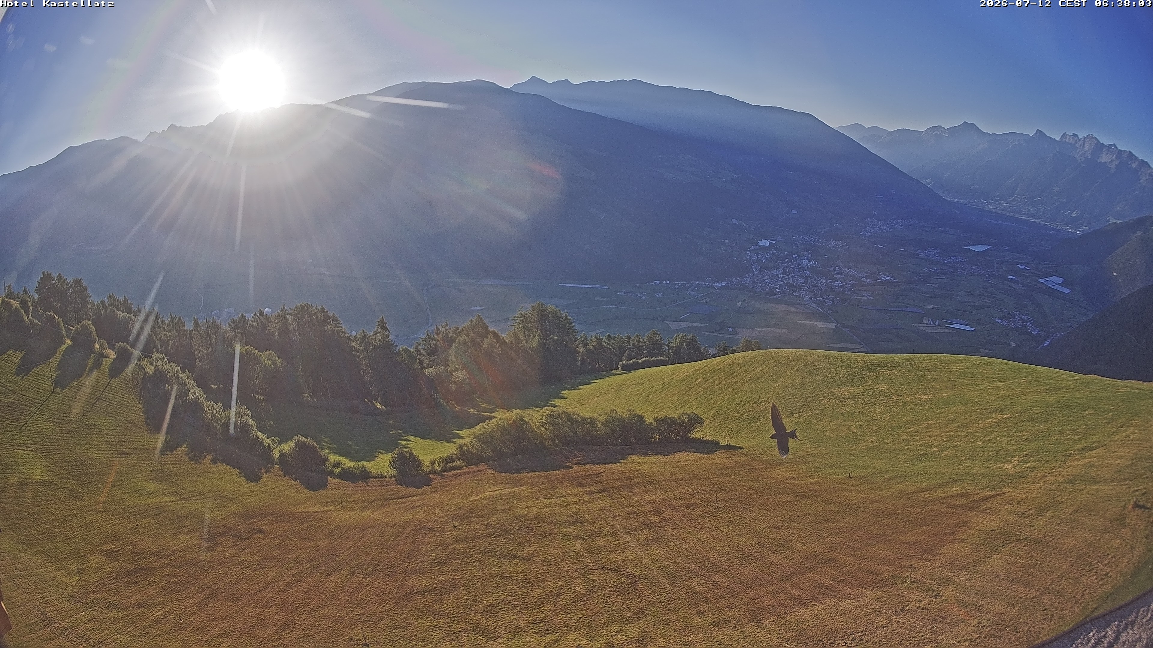 Archived image Webcam Panoramic View Kastellatz - Mals