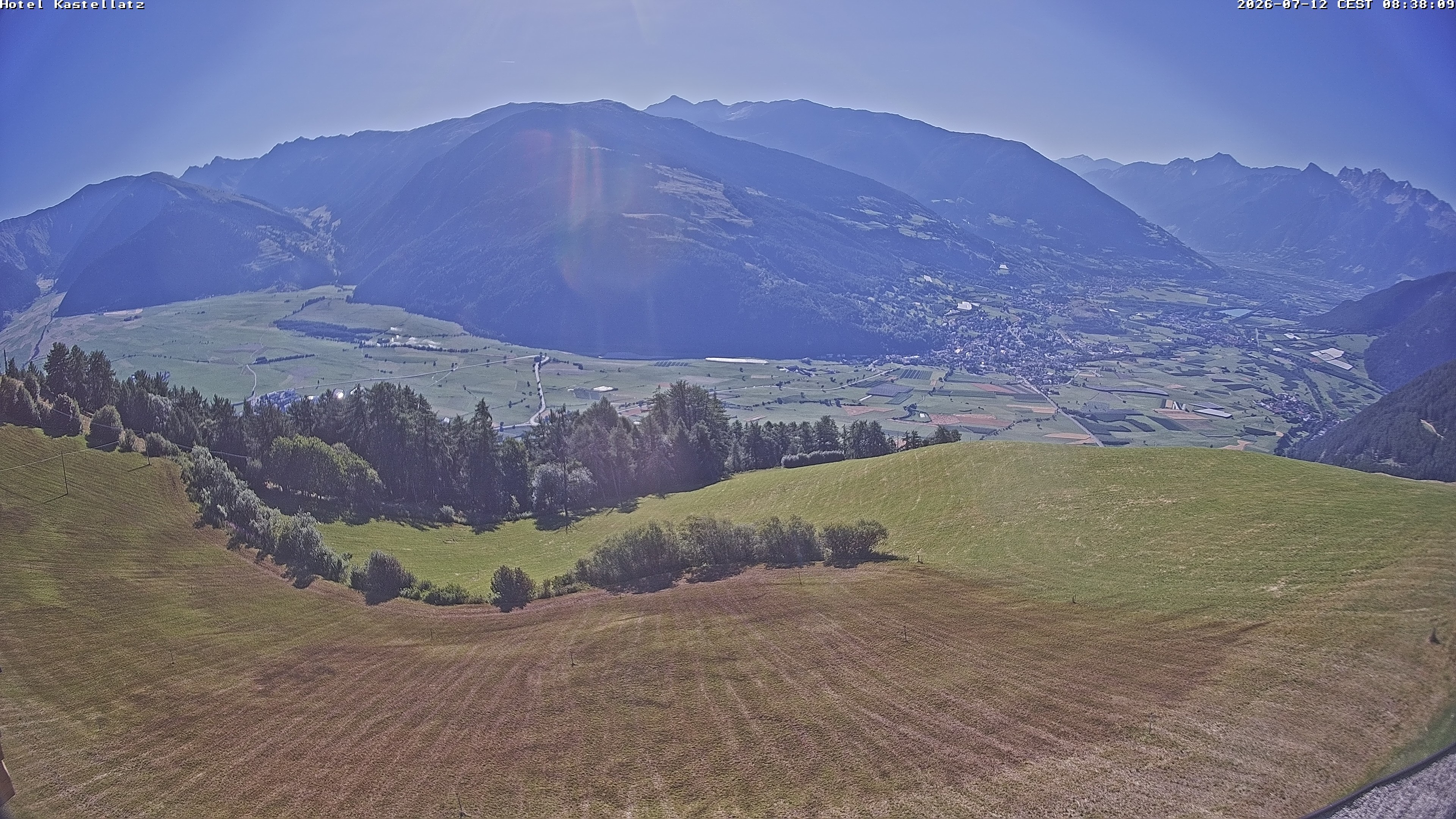 Archived image Webcam Panoramic View Kastellatz - Mals