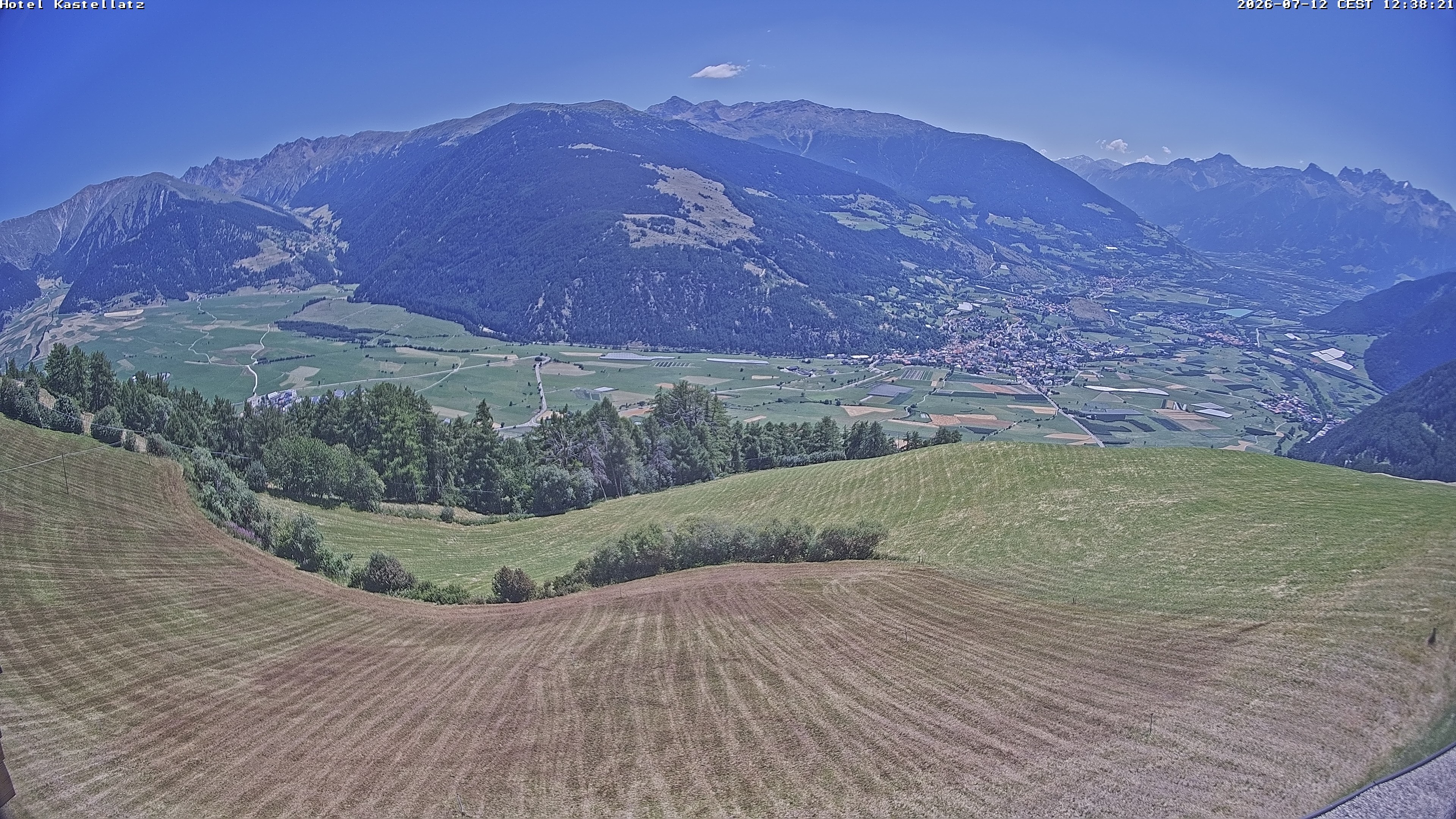 Archived image Webcam Panoramic View Kastellatz - Mals