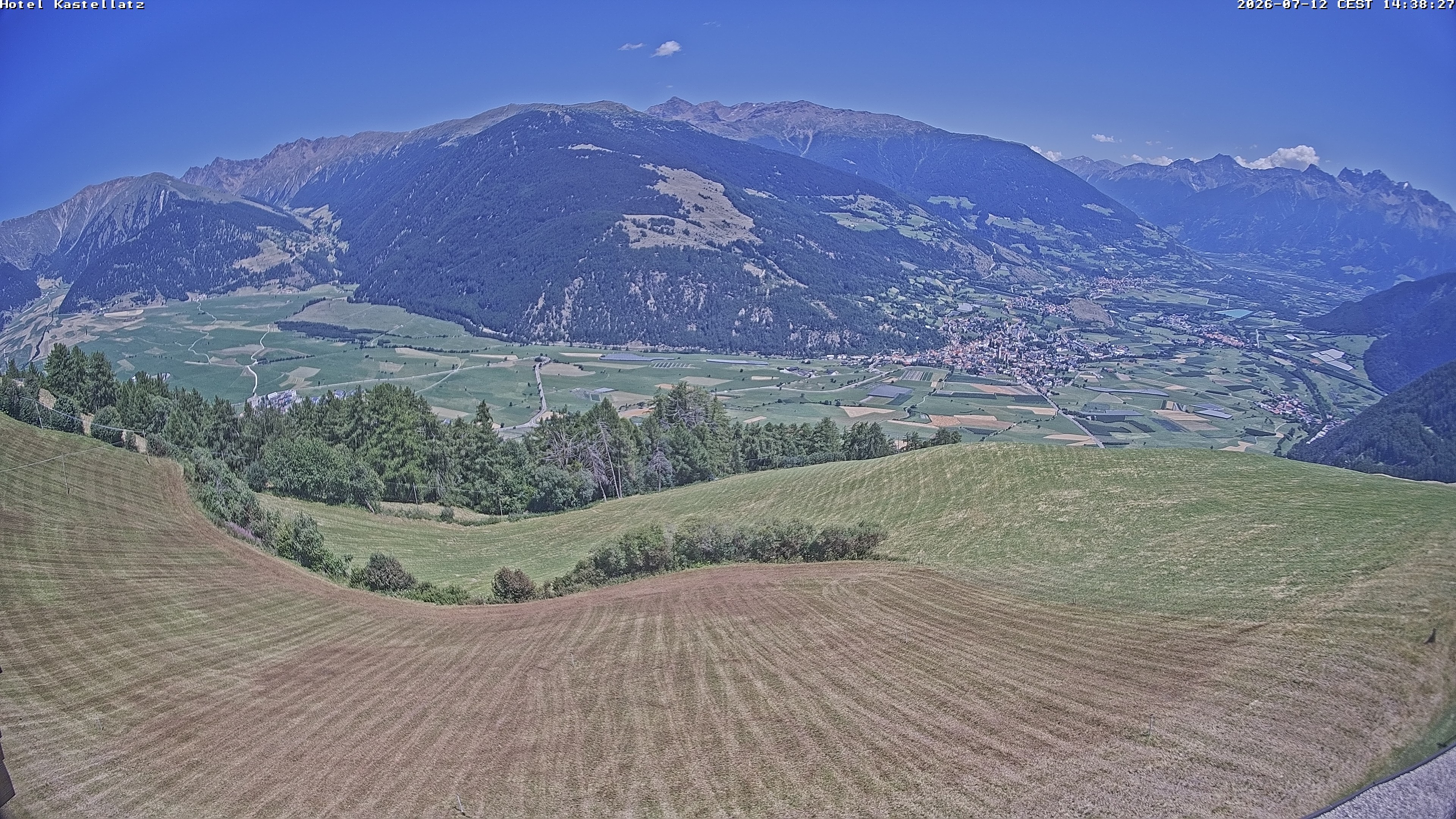 Archived image Webcam Panoramic View Kastellatz - Mals