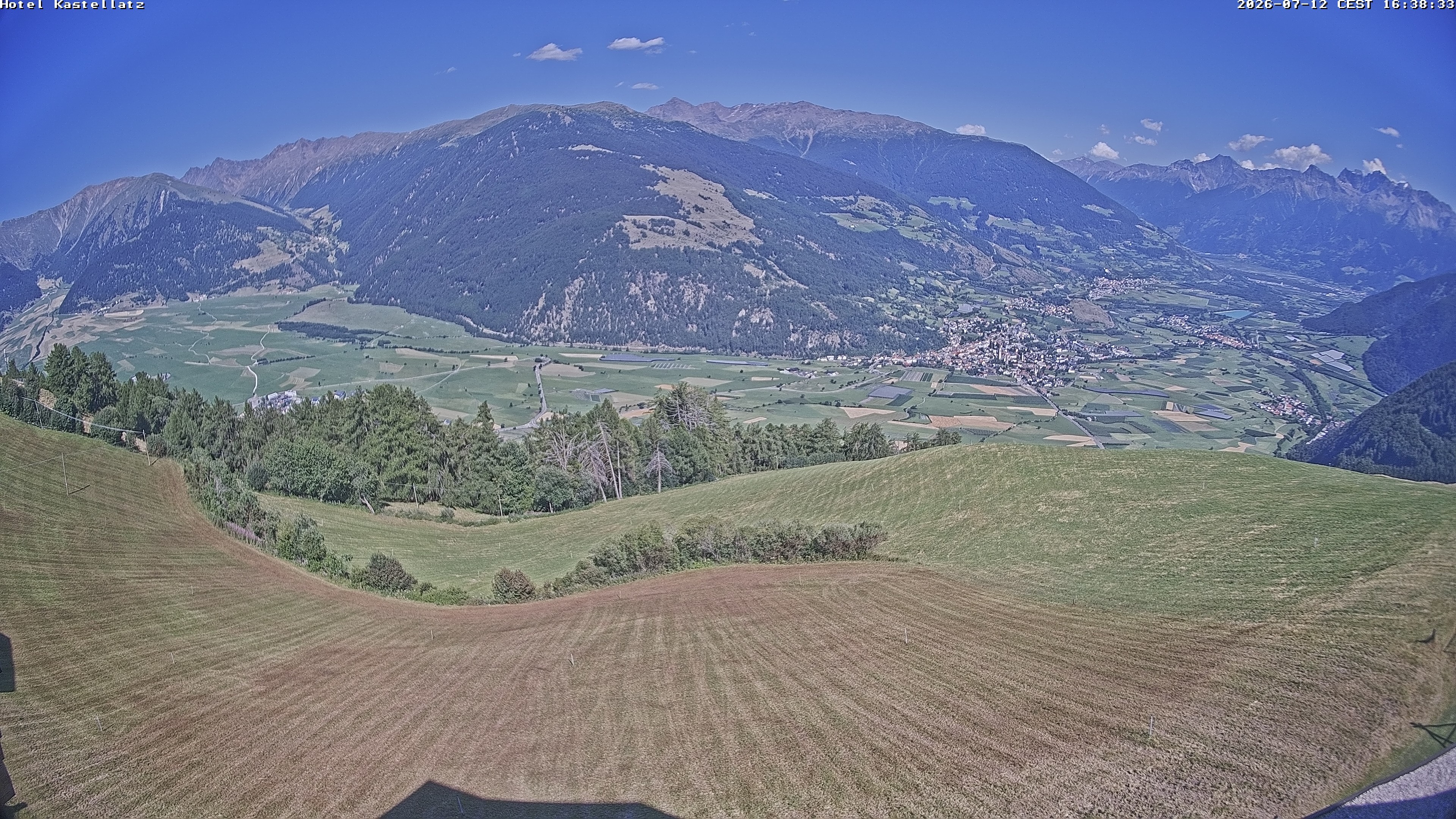 Archived image Webcam Panoramic View Kastellatz - Mals