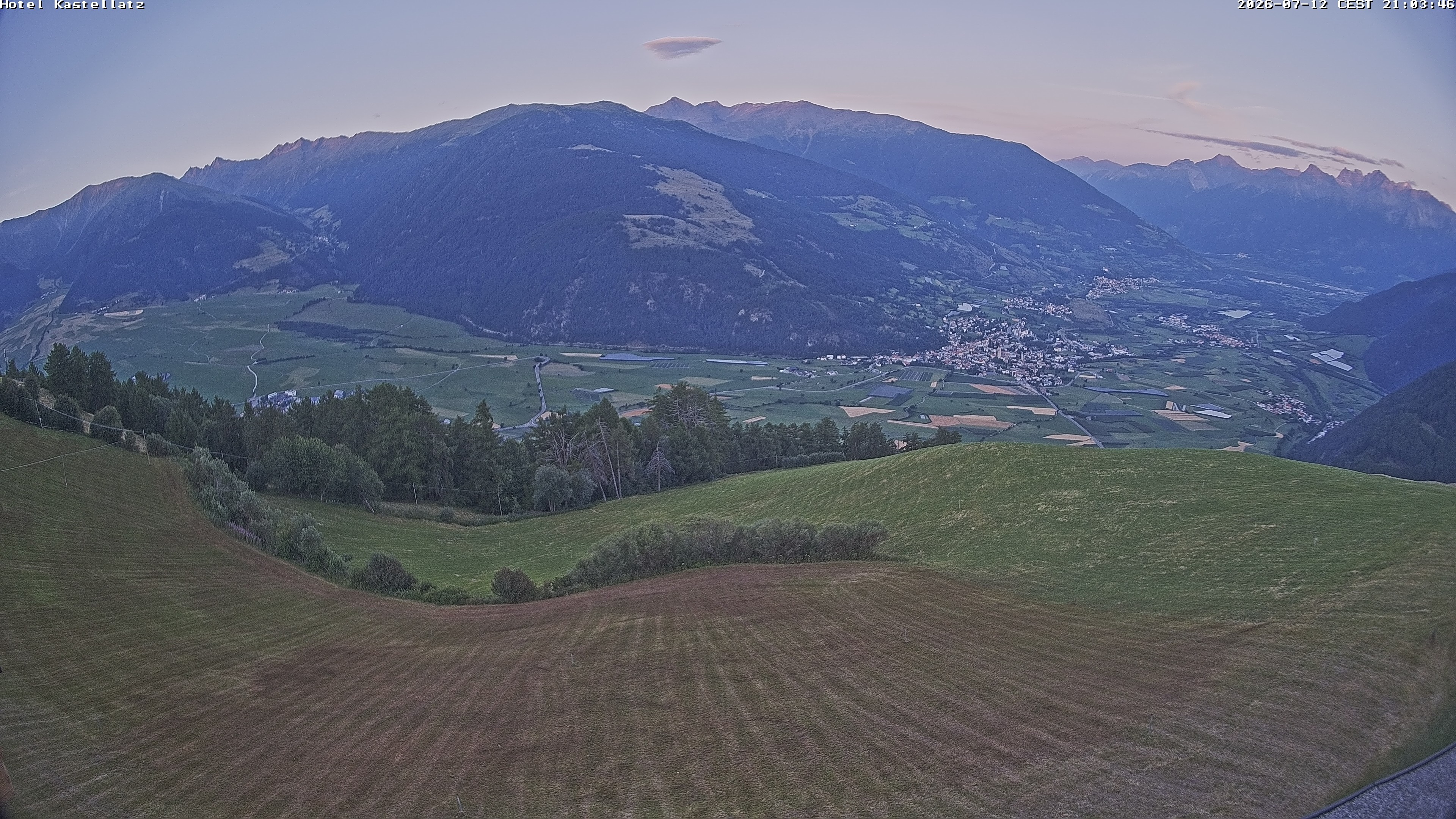 Archived image Webcam Panoramic View Kastellatz - Mals