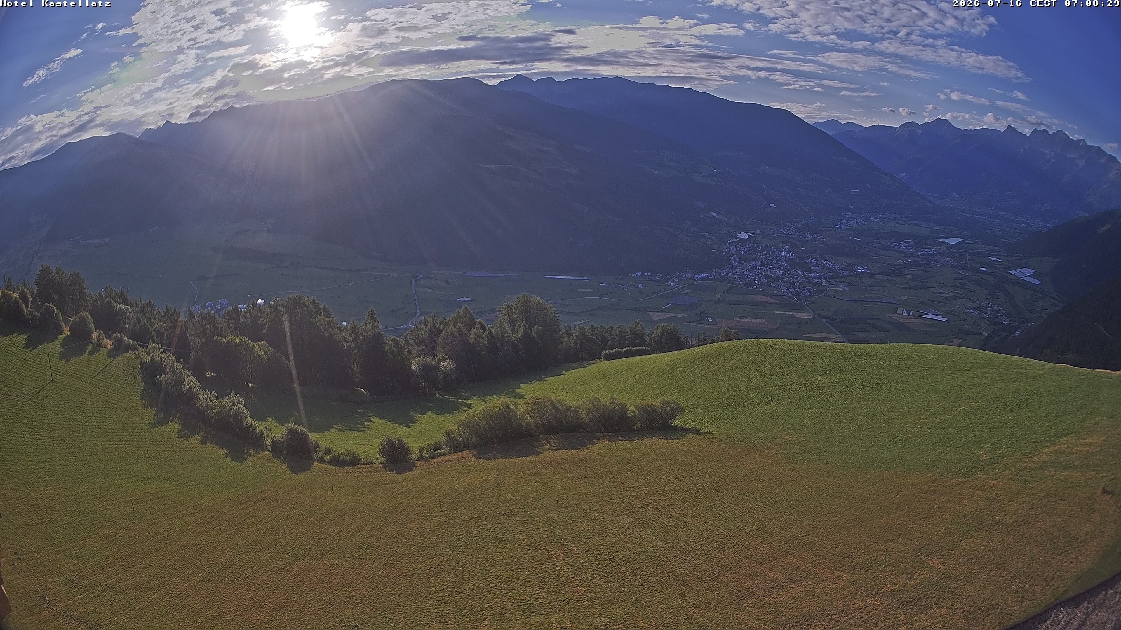 Archived image Webcam Panoramic View Kastellatz - Mals